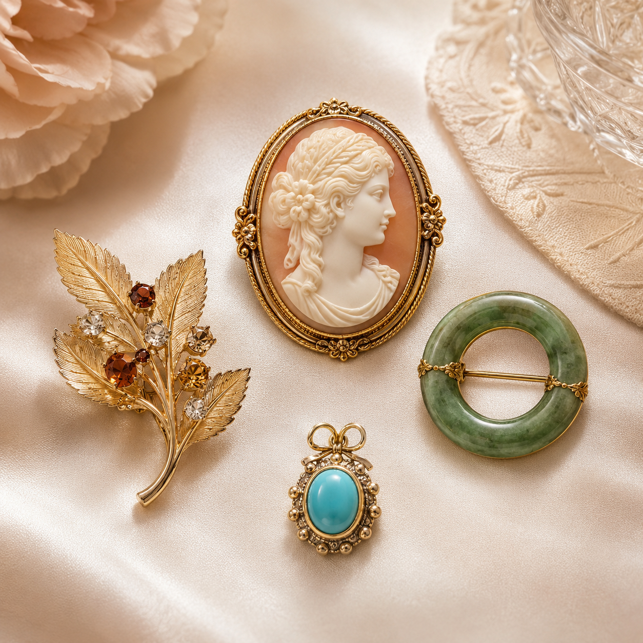 Pins, Brooches & Charms
