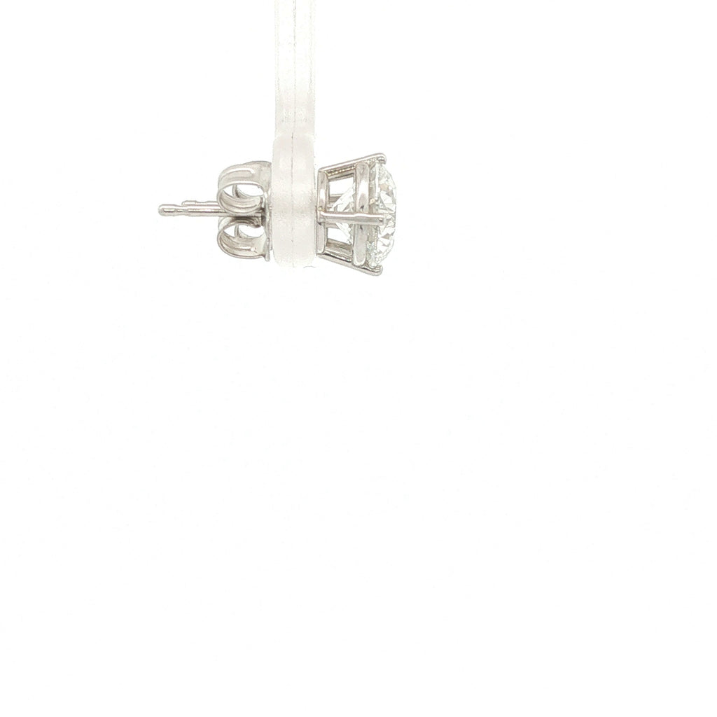 New 2-ctw appx. Lab-Created Diamond 14K White Gold VS Stud Earrings (Color E-F)