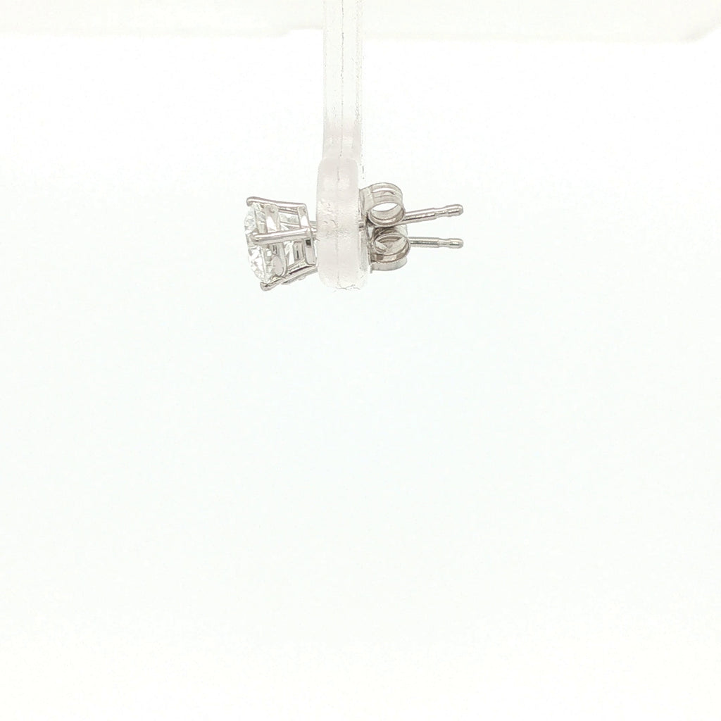 New 1/2 CTW (Approx.) Lab-Grown Diamond 14K White Gold VS Stud Earrings