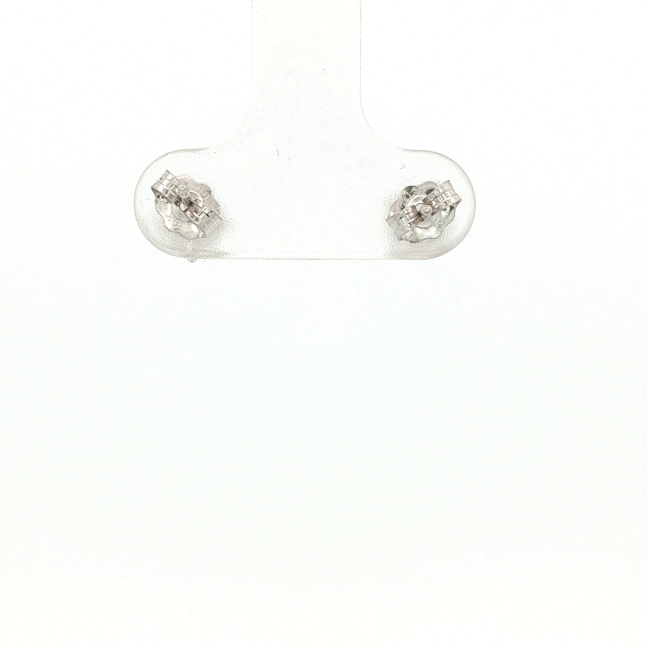 New 1/2 CTW (Approx.) Lab-Grown Diamond 14K White Gold VS Stud Earrings