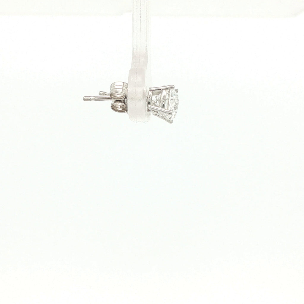 New 1/2 CTW (Approx.) Lab-Grown Diamond 14K White Gold VS Stud Earrings