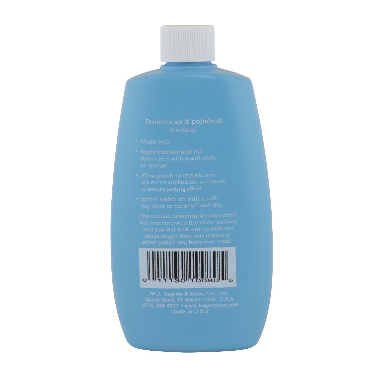 Hagerty Silversmiths’ Polish 8 fl oz – Silver Polish with R-22 Tarnish Protection