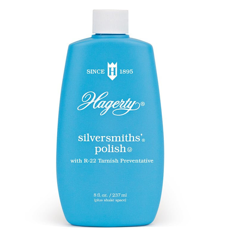 Hagerty Silversmiths’ Polish 8 fl oz – Silver Polish with R-22 Tarnish Protection