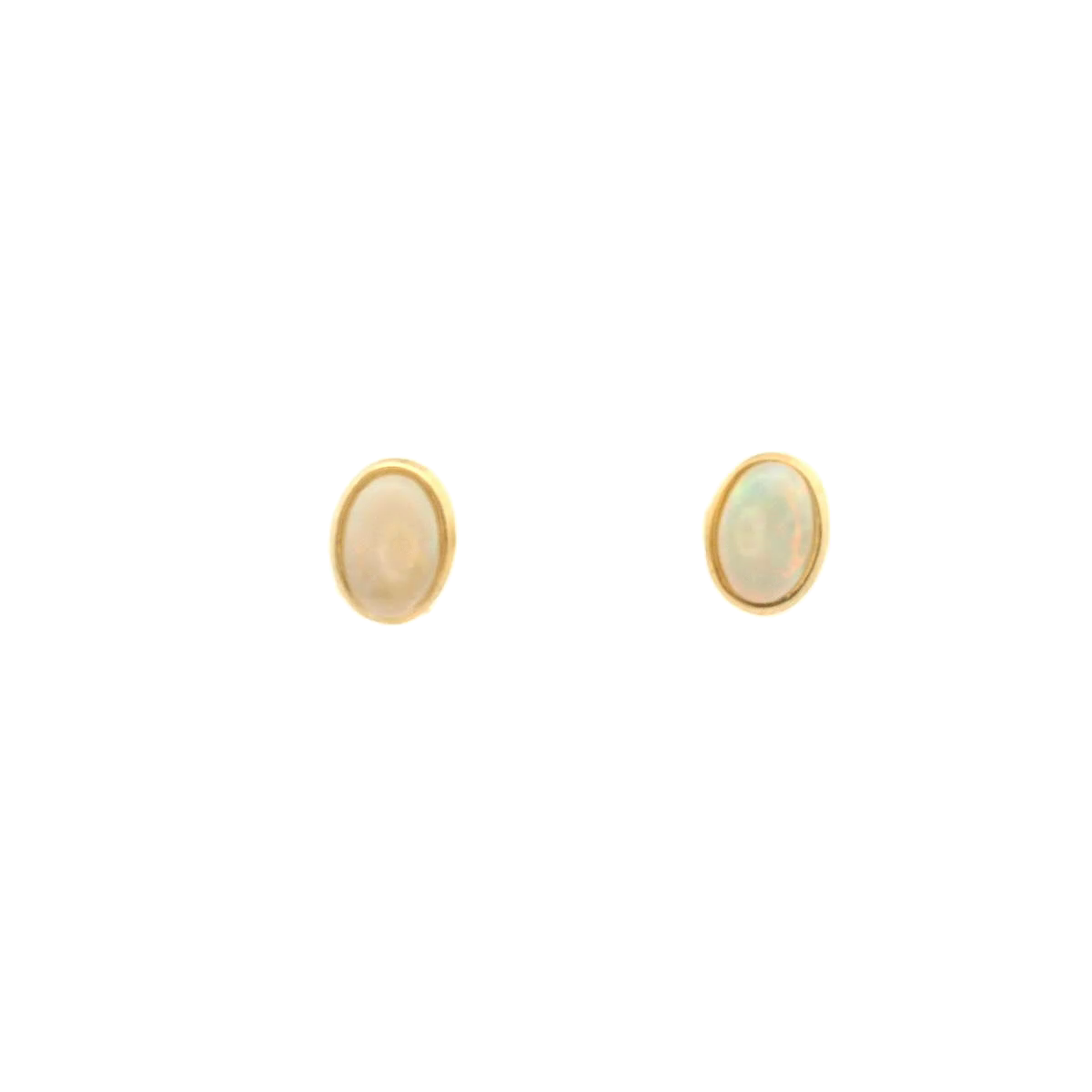Oval Opal Earring