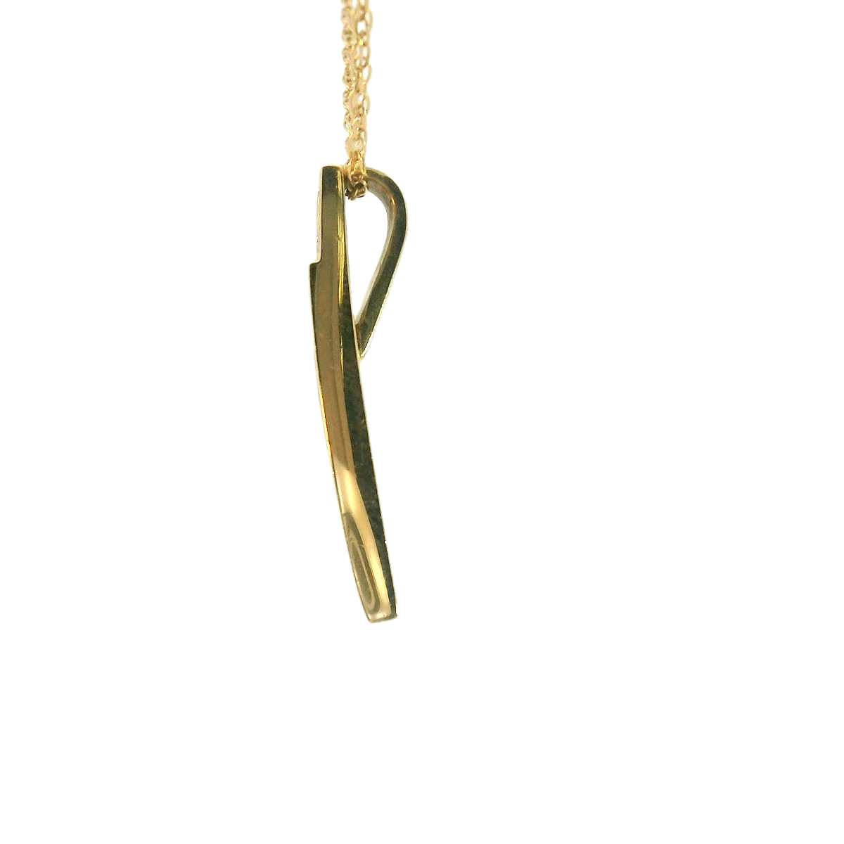 Opal inlay and Diamond Pendant