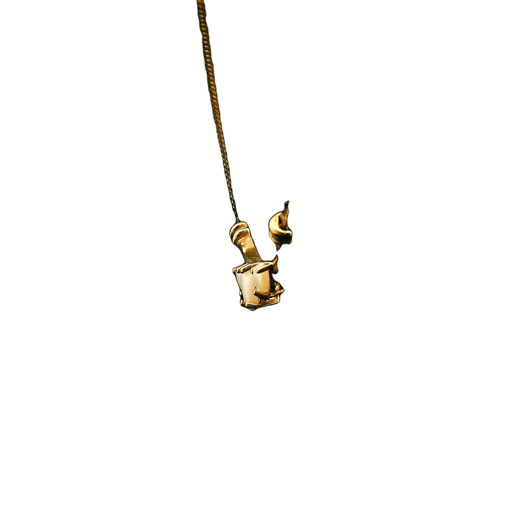 Unique Gold and Opal Necklace