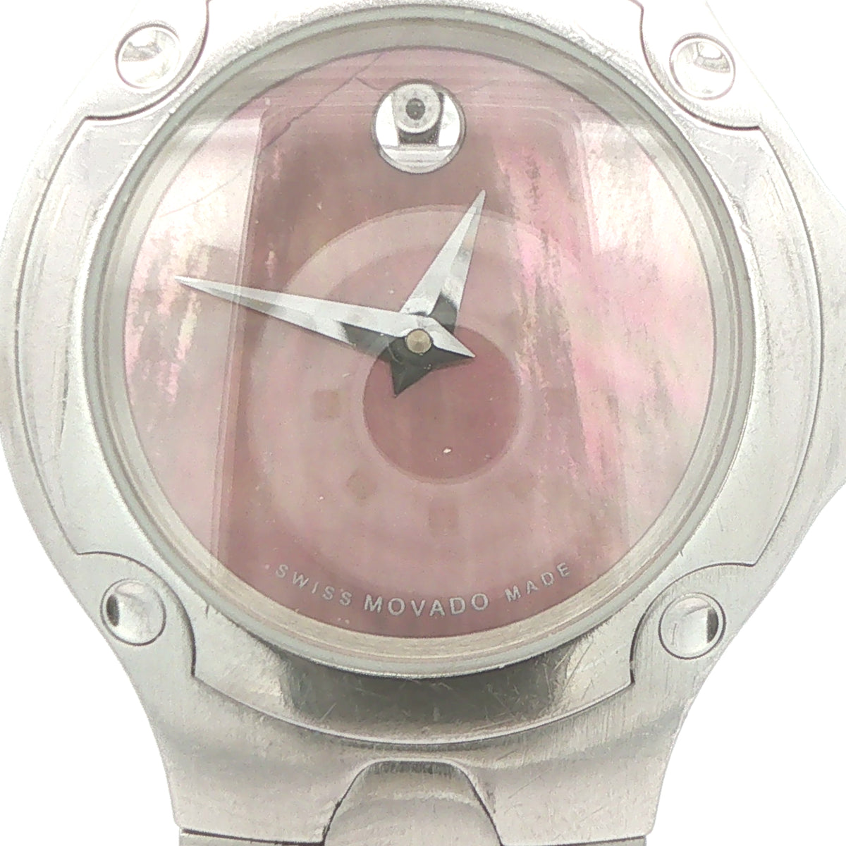 Estate Movado SE Pink Dial Stainless Steel Watch – 26mm