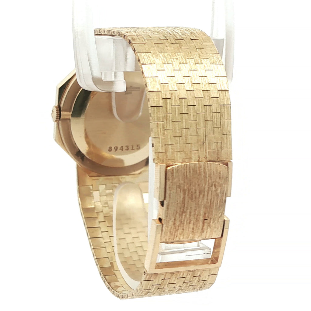 Lucien Picard Octagon Blue Dial Gold-Tone Manual Wind Watch