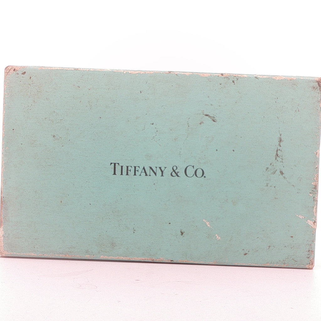 Vintage Tiffany & Co. Sterling Silver Heart Flask and Funnel Set with Original Box
