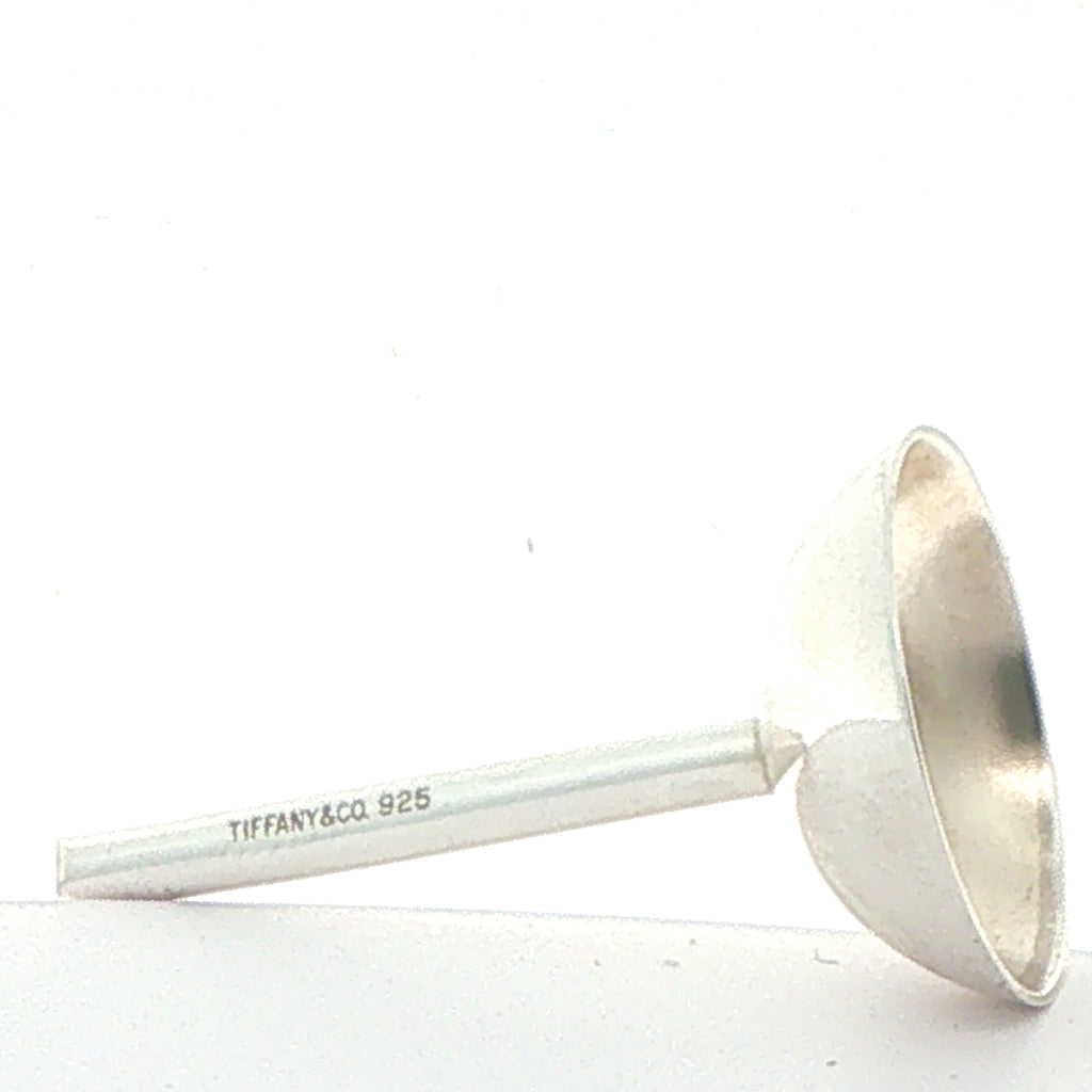 Vintage Tiffany & Co. Sterling Silver Heart Flask and Funnel Set with Original Box