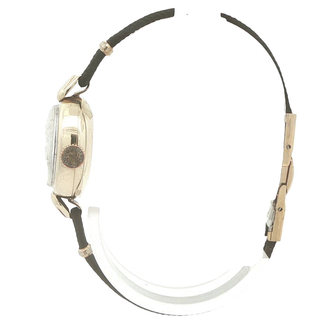 Circa 1945 Estate Girard-Perregaux 17-Jewel Manual Wind Gold 20mm Swiss Watch