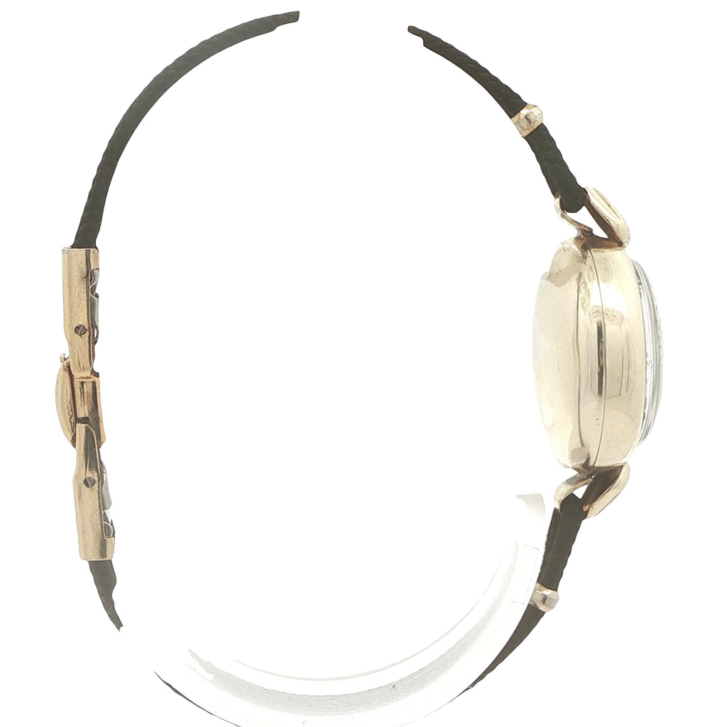 Circa 1945 Estate Girard-Perregaux 17-Jewel Manual Wind Gold 20mm Swiss Watch