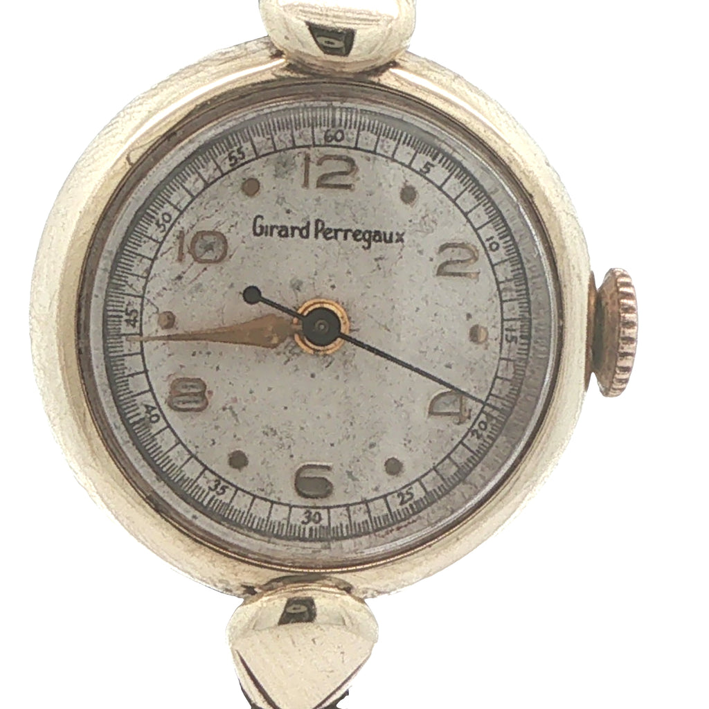 Circa 1945 Estate Girard-Perregaux 17-Jewel Manual Wind Gold 20mm Swiss Watch