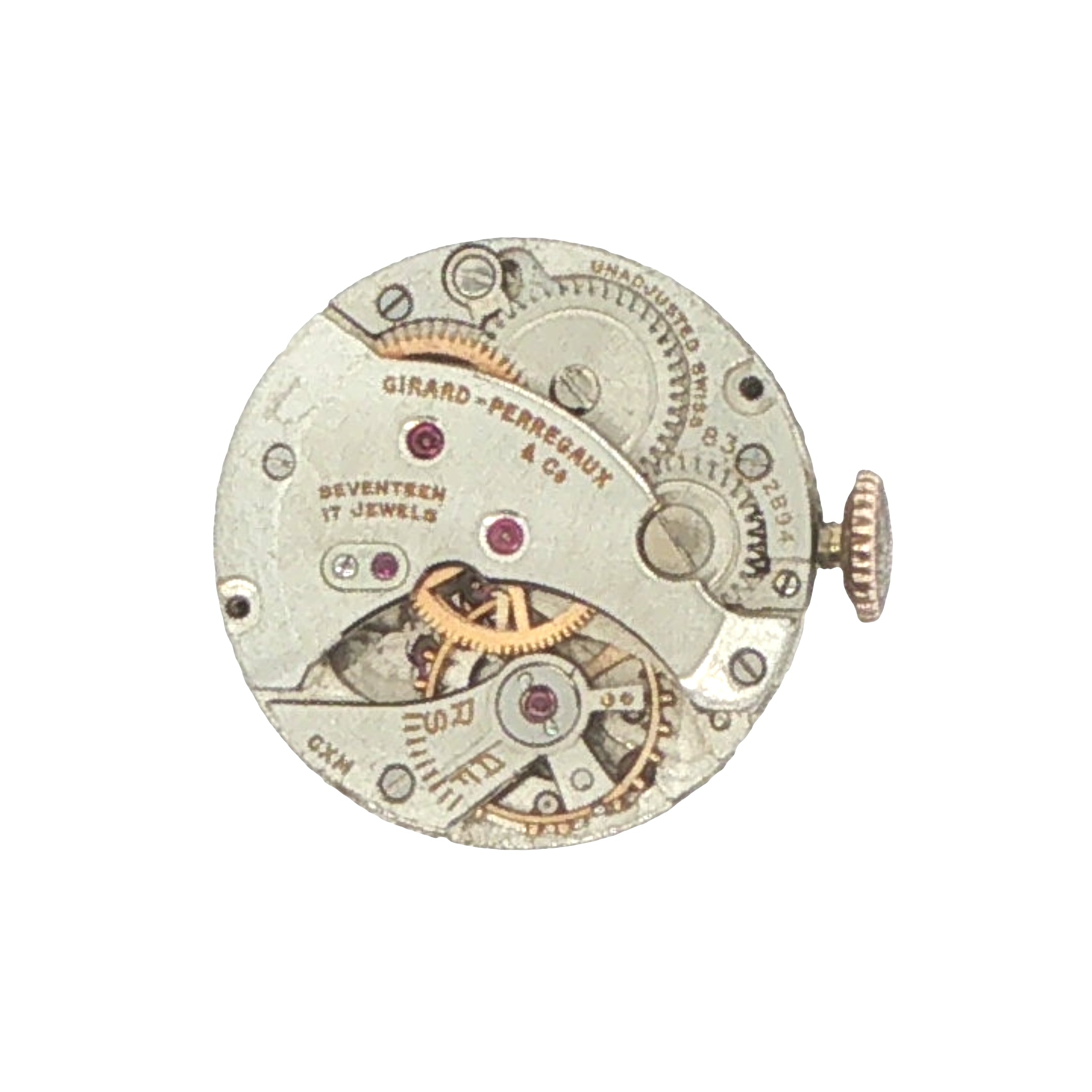 Circa 1945 Estate Girard-Perregaux 17-Jewel Manual Wind Gold 20mm Swiss Watch