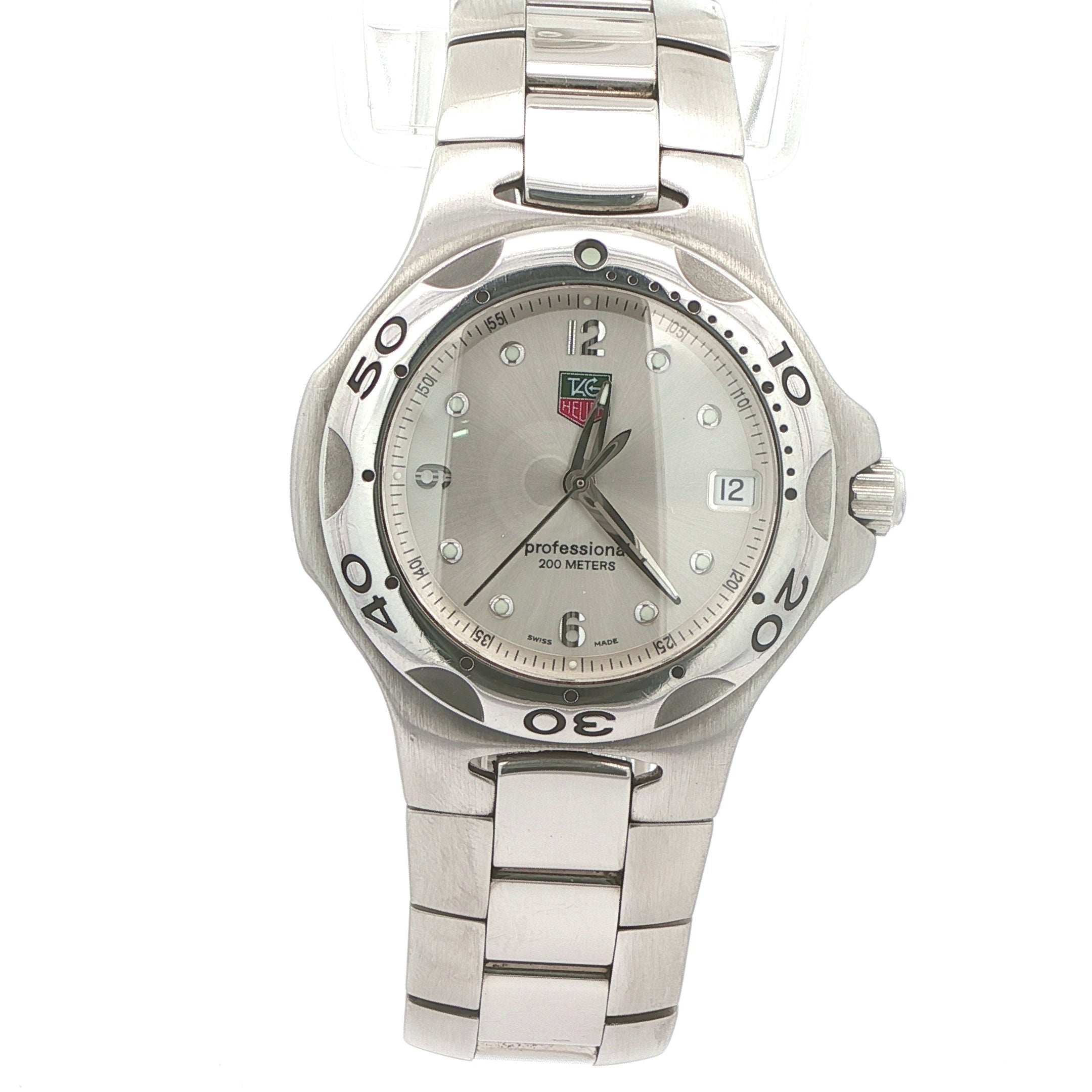 Estate TAG Heuer Kirium Professional 200M Stainless Steel Watch c. 1990s–2000s