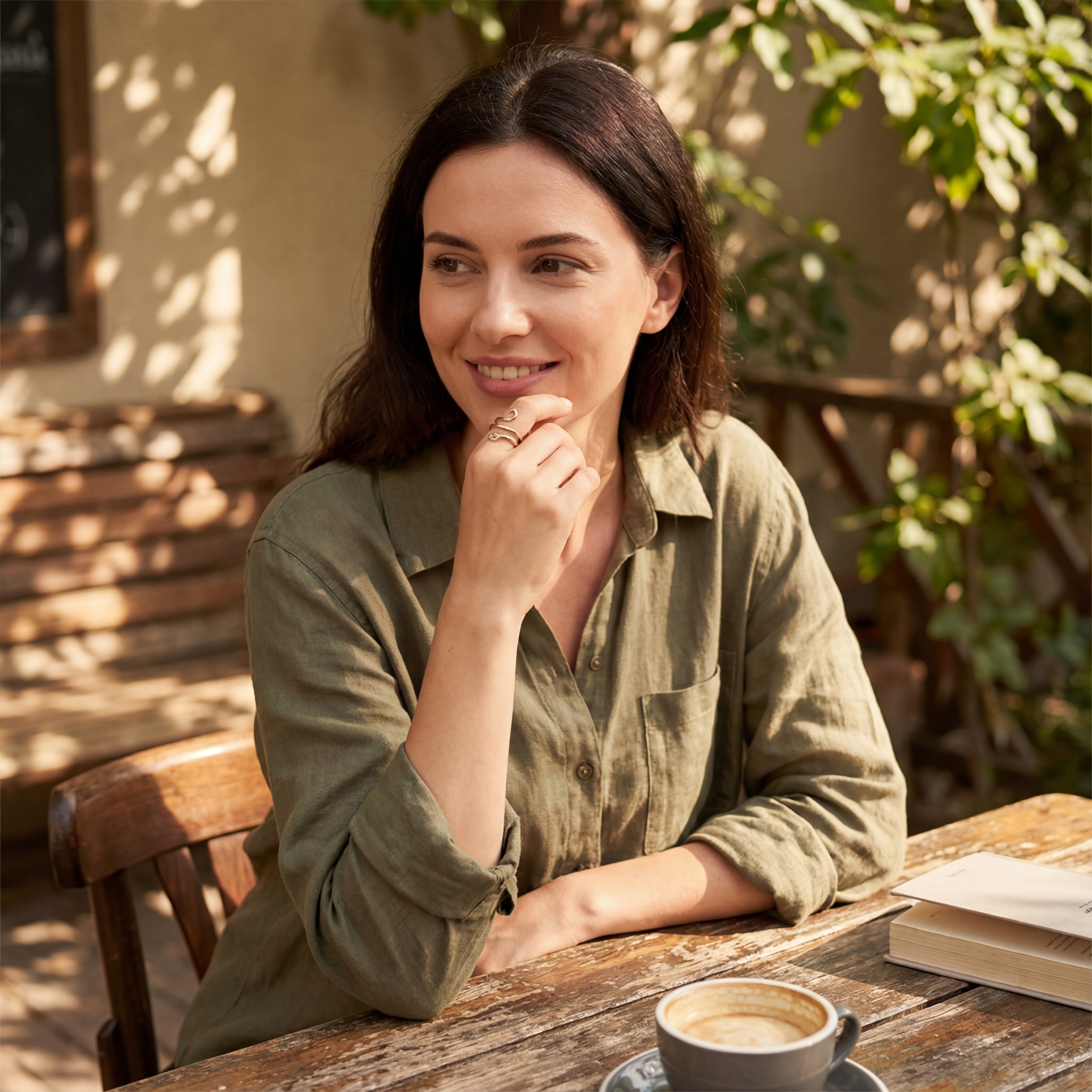 Vintage 18K Yellow Gold Snake Ring – Circa 1970s Estate Serpent Spiral Wrap