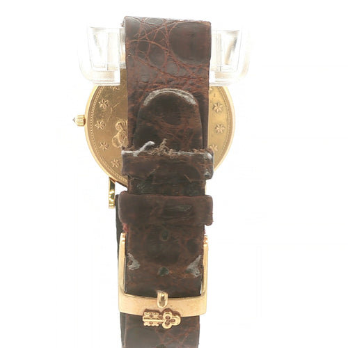 Estate Vintage Corum $20 Liberty Coin Quartz Watch with Diamond Crown Circa 1980s–1990s