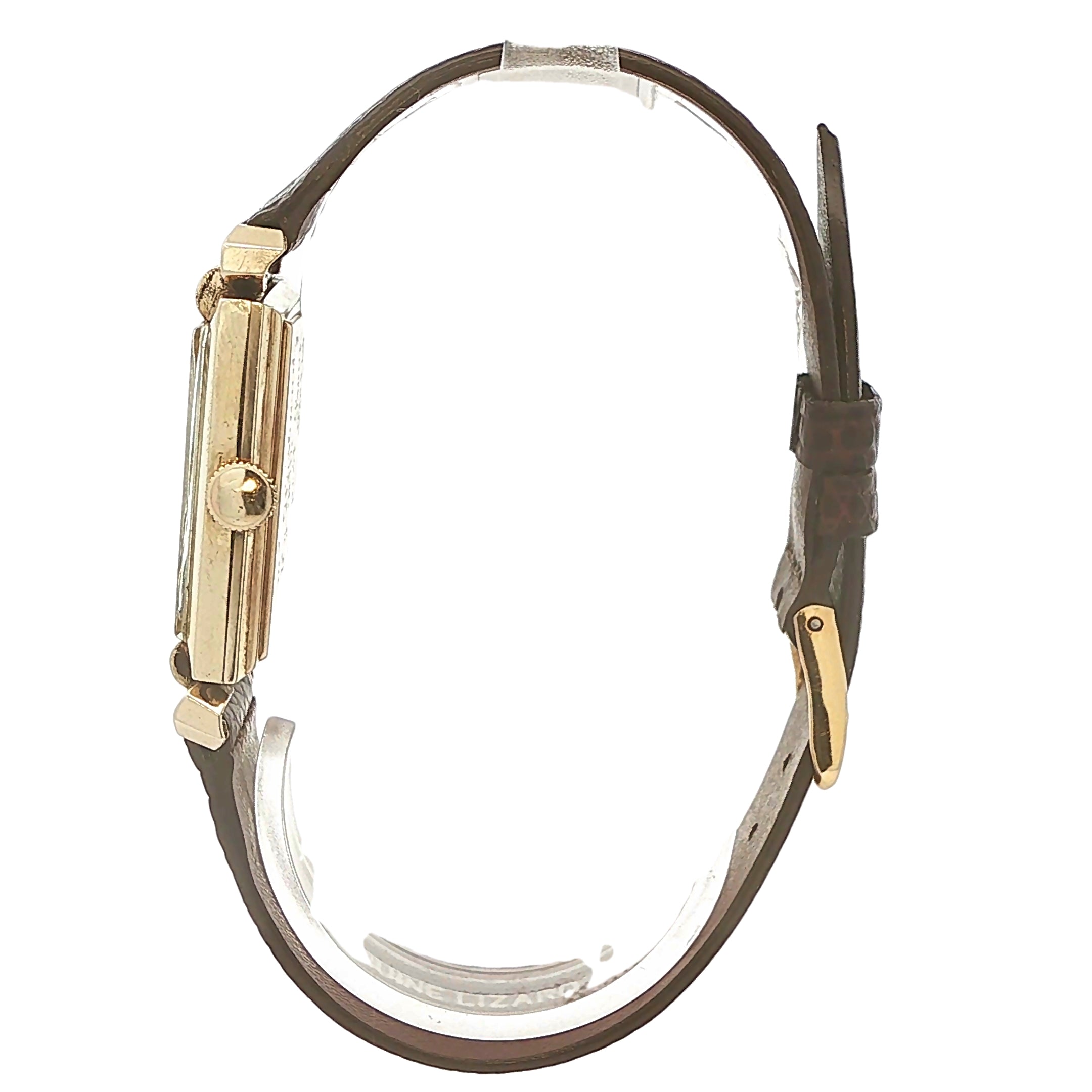 Estate Longines Mid-Century 1950s–1960s 14K Yellow Gold Rectangular Dress Watch 44mm x 31mm