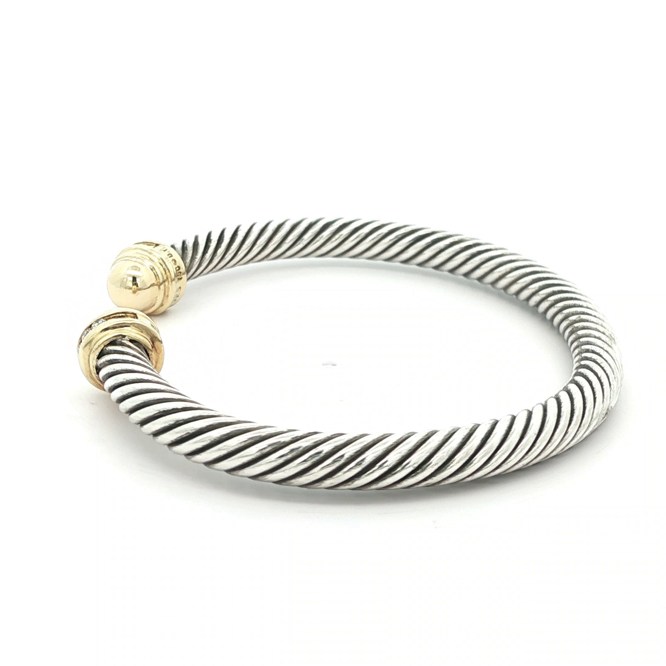 David Yurman Classic Cable Diamond Estate Bangle