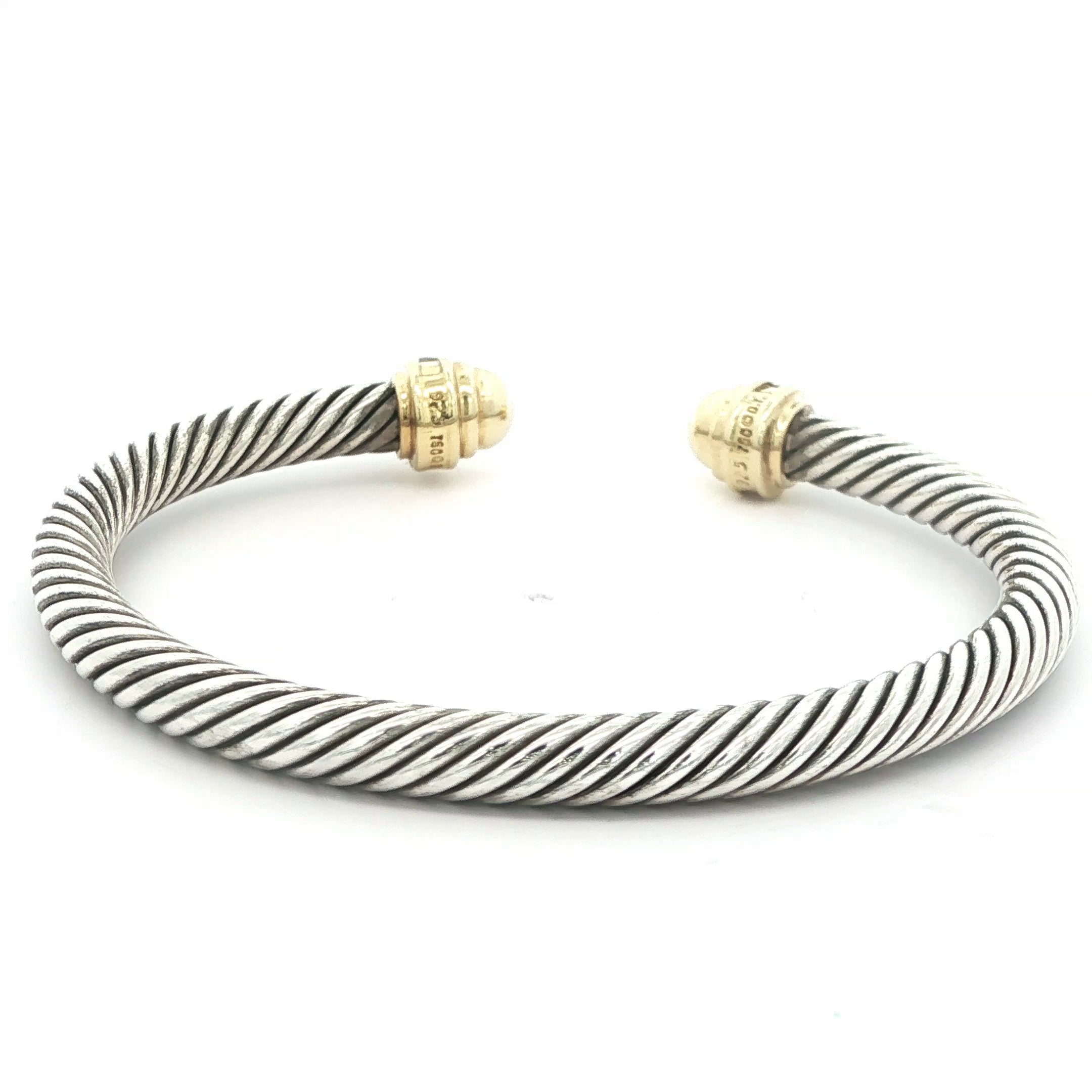 David Yurman Classic Cable Diamond Estate Bangle