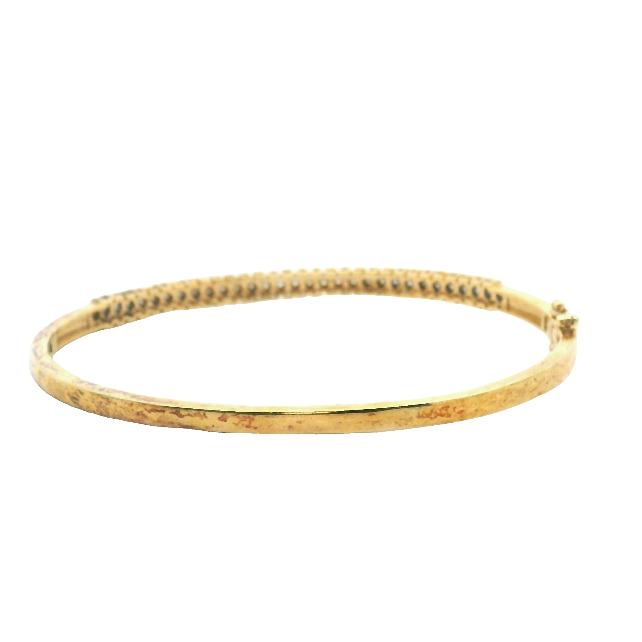 Gold Plated Cluster Bracelet with 0.25ctw Diamonds