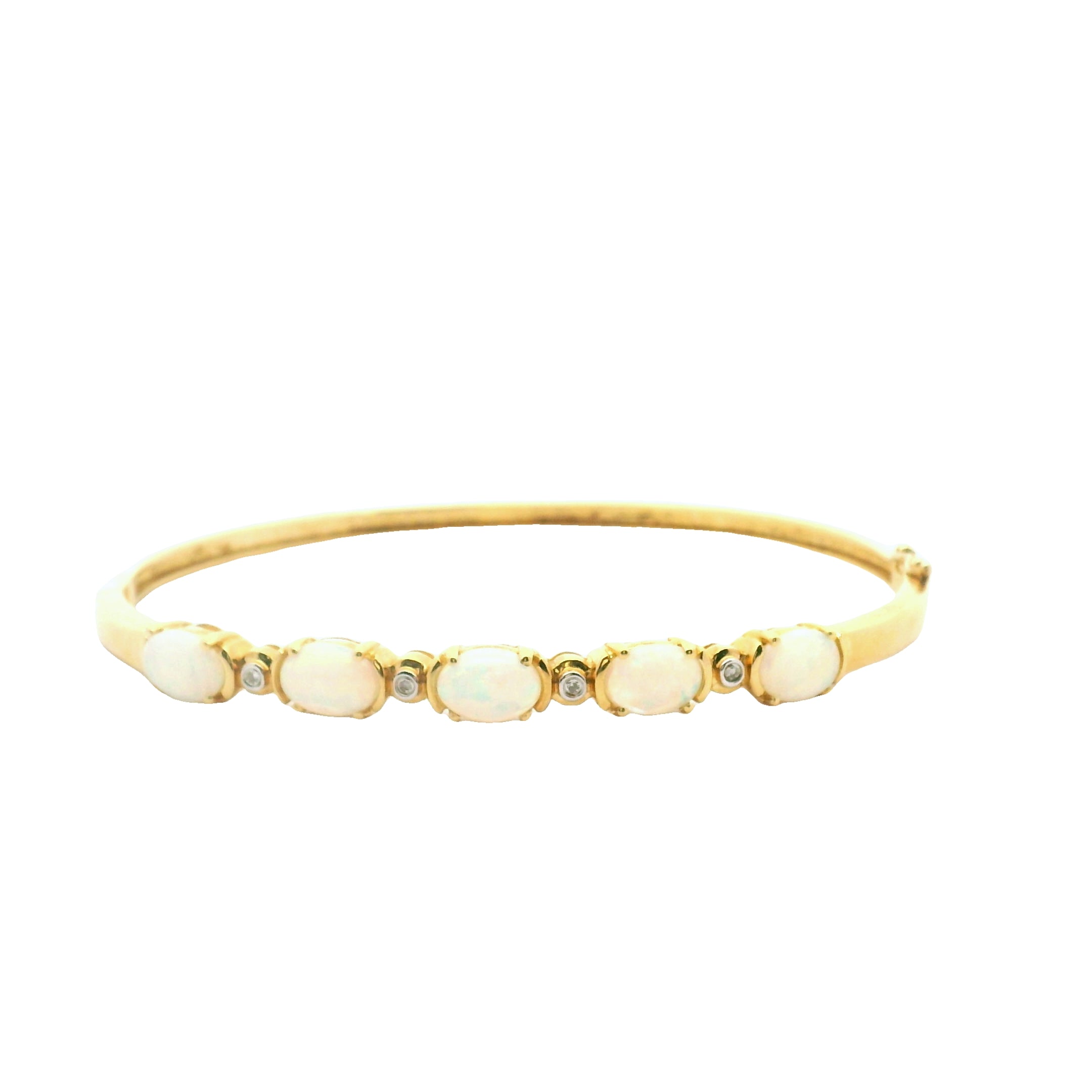18K Gold Opal Bracelet
