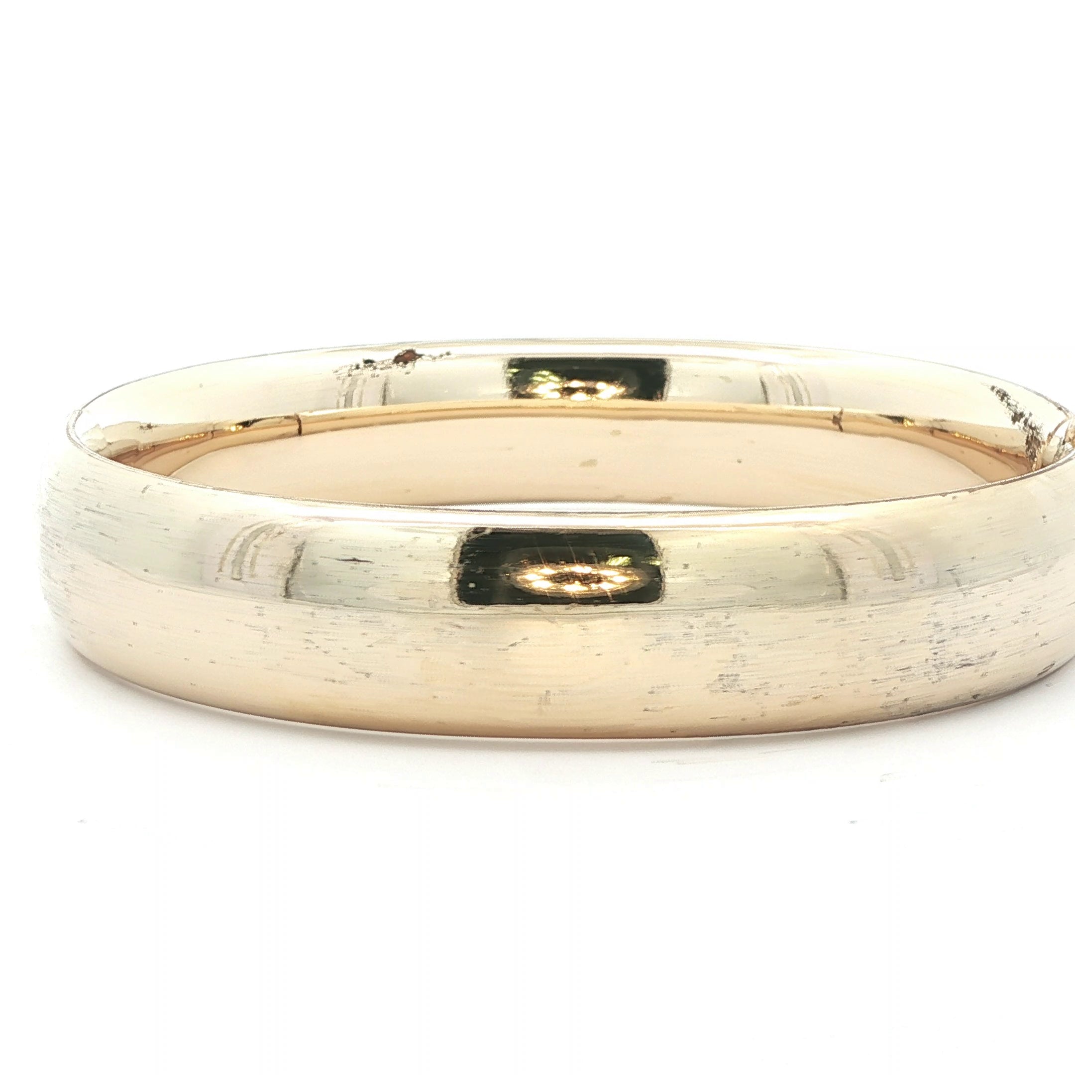 Gold Filled 1960s Vintage Floral bangle