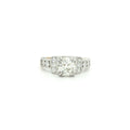 Estate Vintage 1930s Art Deco 14K Two Tone Old Mine Cut Diamond Ring Approx. 1.15 Carat Size 5