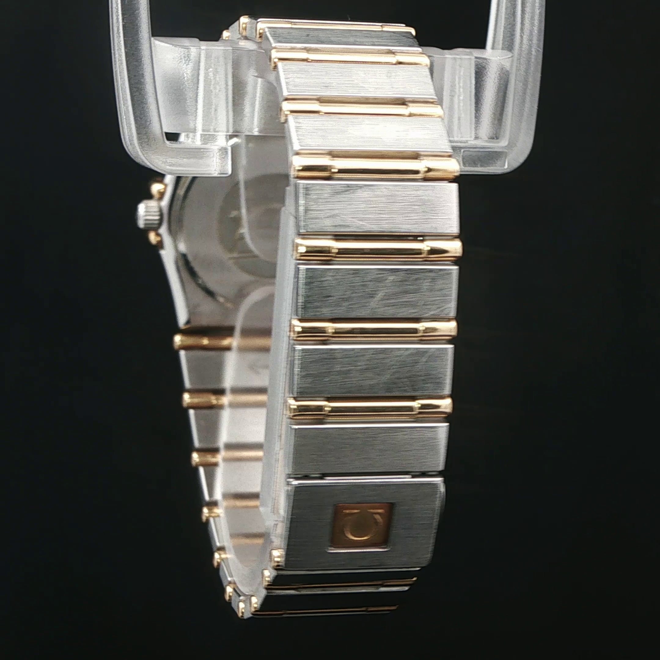 Omega Constellation Ladies 18k Yellow Gold/Steel - Factory Diamond Bezel & Dial