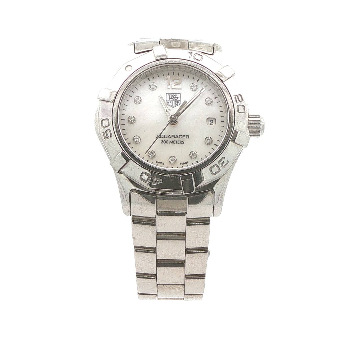 Estate TAG Heuer Aquaracer Ladies’ 27mm Mother-of-Pearl Quartz Watch