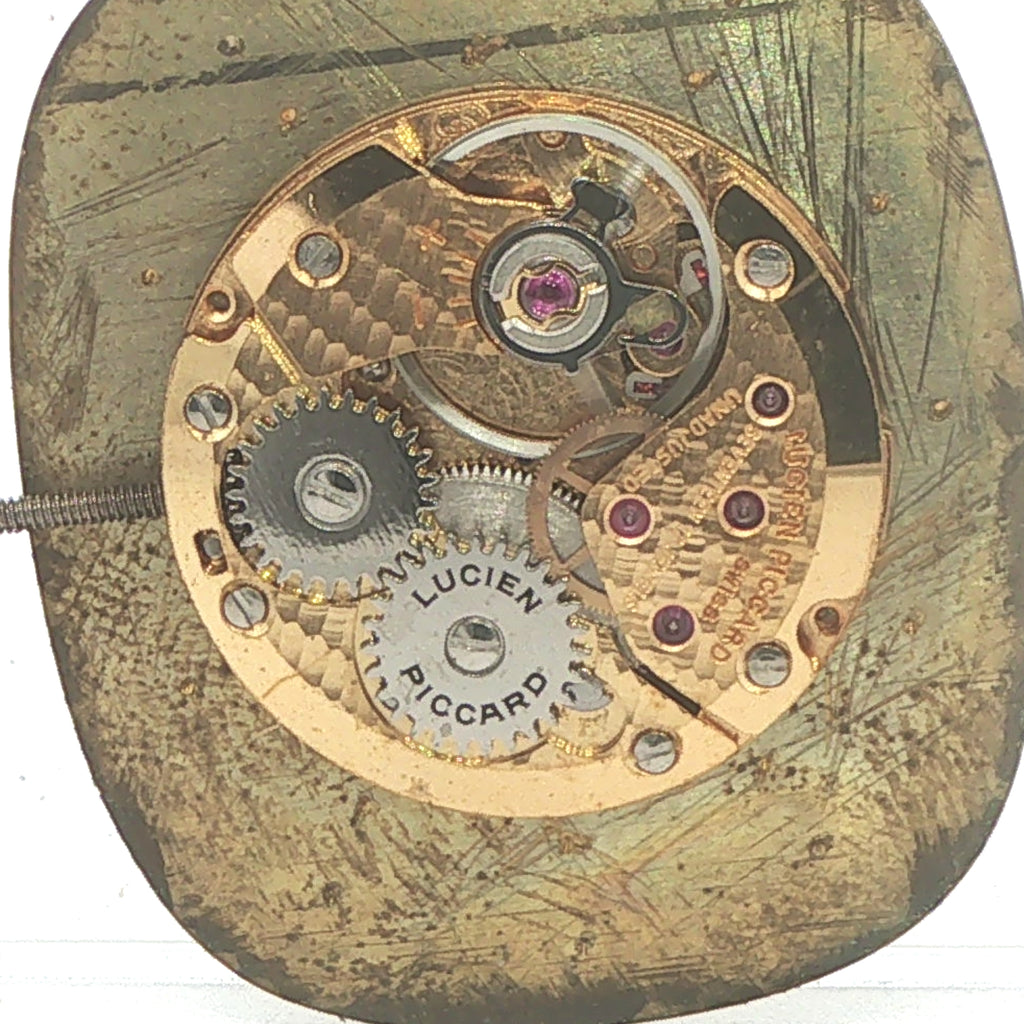 1970s Estate Lucien Piccard 14K Yellow Gold Case Manual-Wind Watch