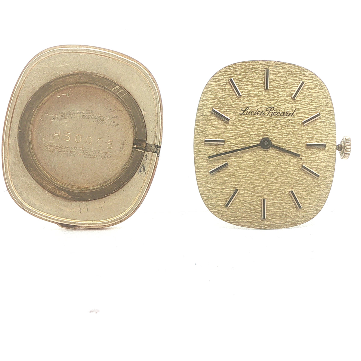 1970s Estate Lucien Piccard 14K Yellow Gold Case Manual-Wind Watch