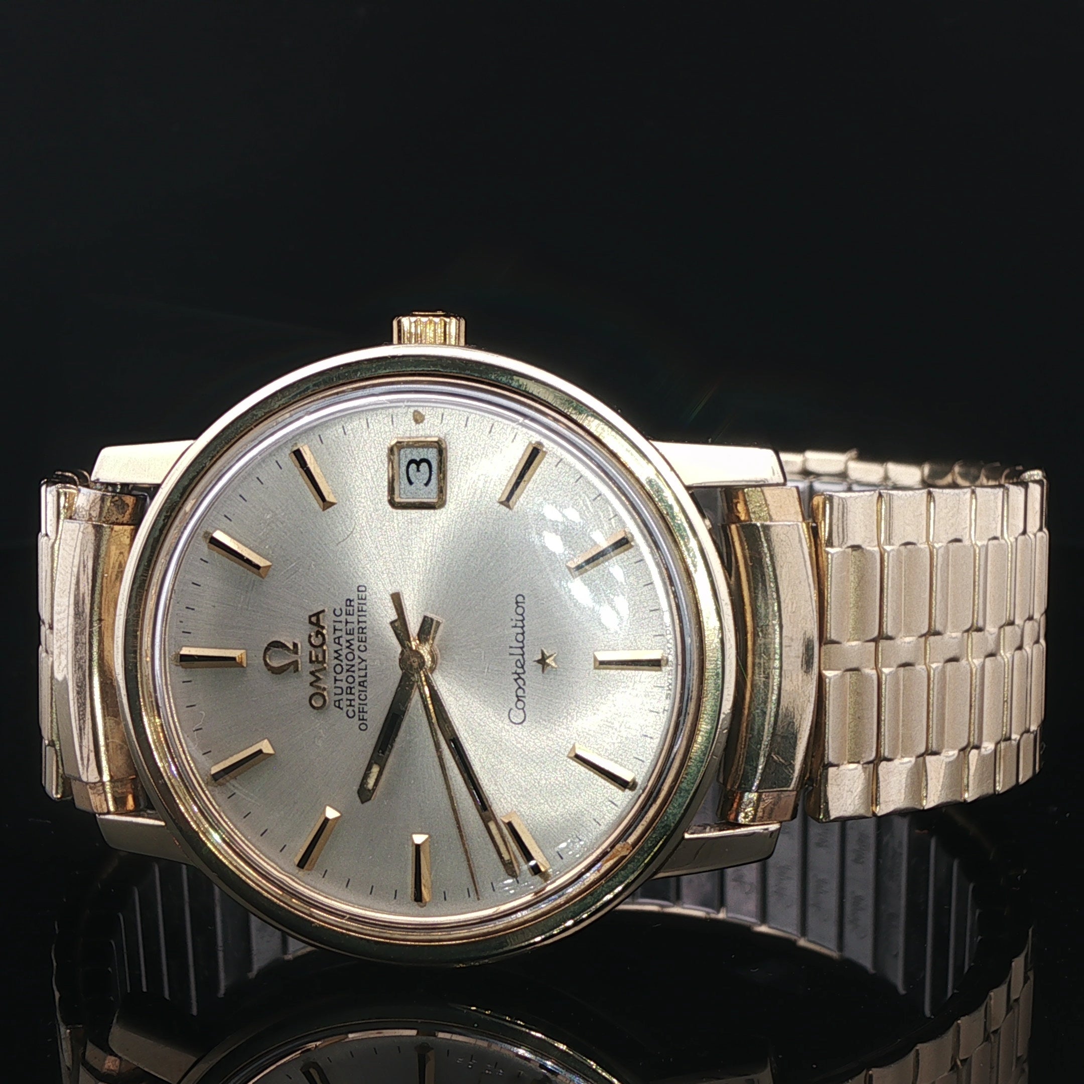 Omega Constellation 1960-1970s Automatic-Original Dial & Date Window