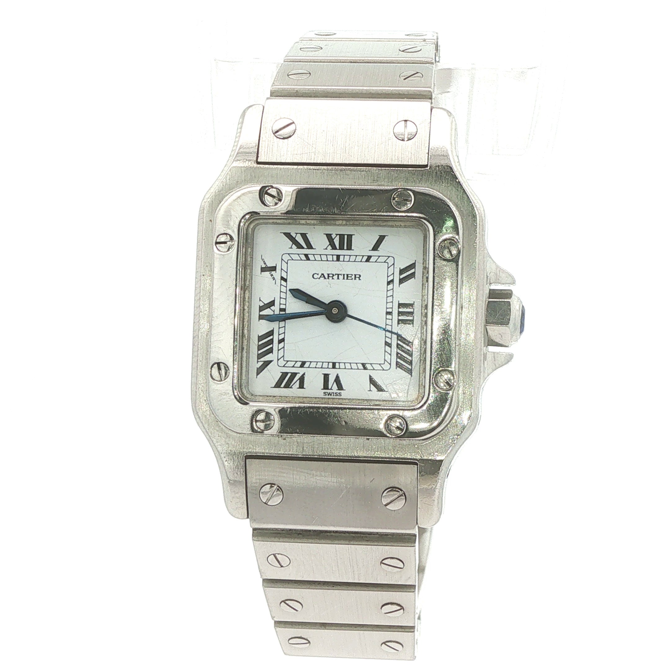 Estate Cartier Santos Automatic Stainless Steel Watch | 23mm | Female | Serial 09015011