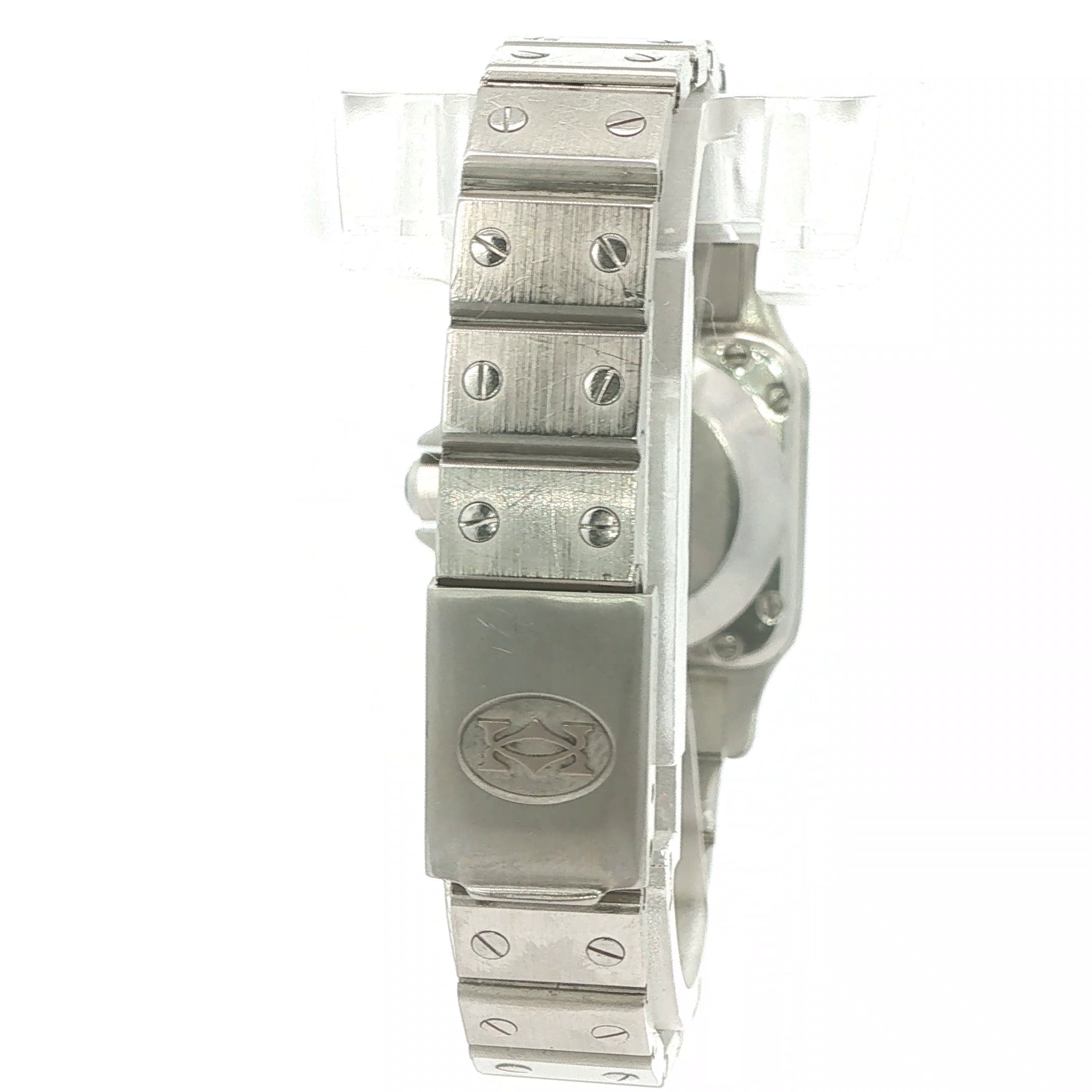 Estate Cartier Santos Automatic Stainless Steel Watch | 23mm | Female | Serial 09015011
