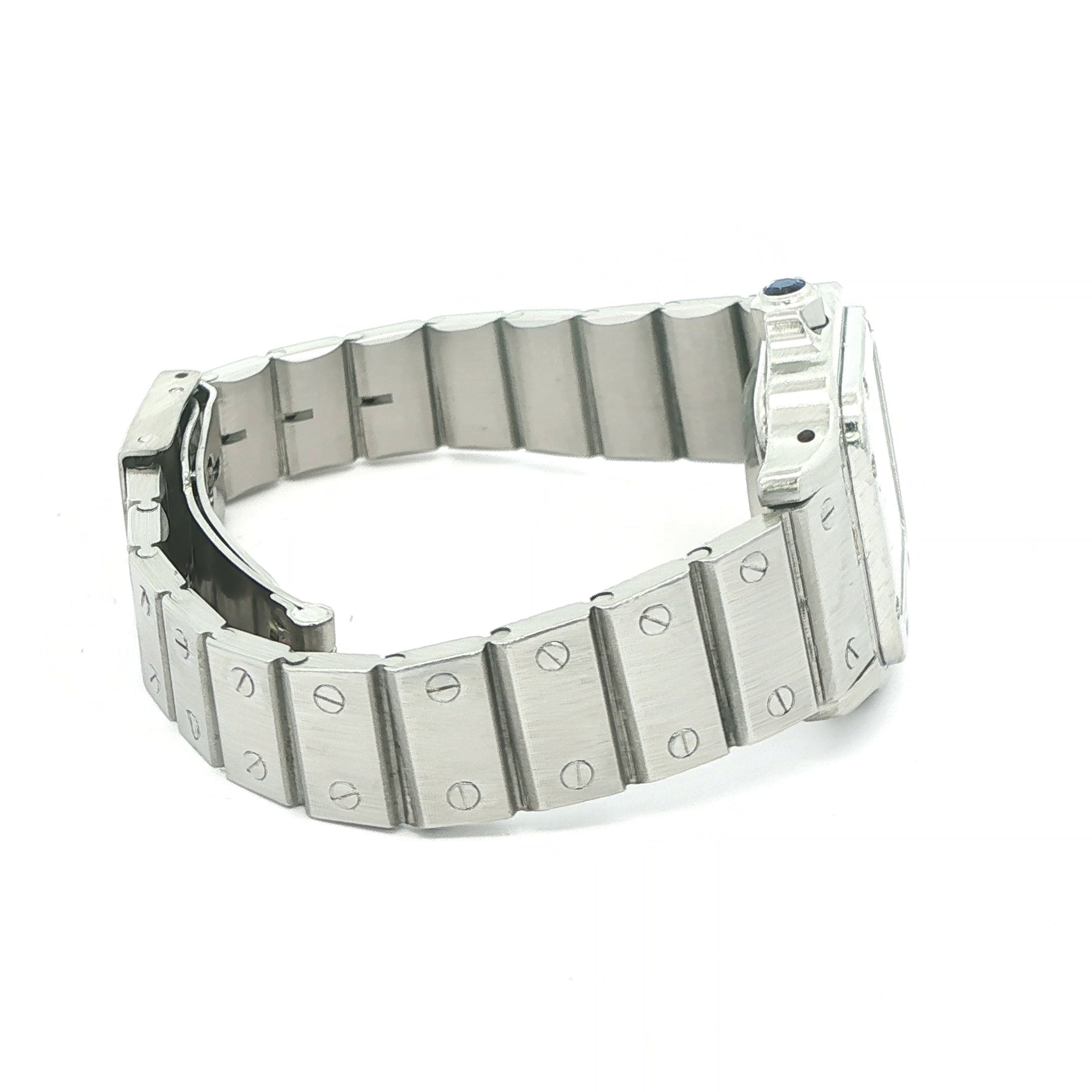 Estate Cartier Santos Automatic Stainless Steel Watch | 23mm | Female | Serial 09015011