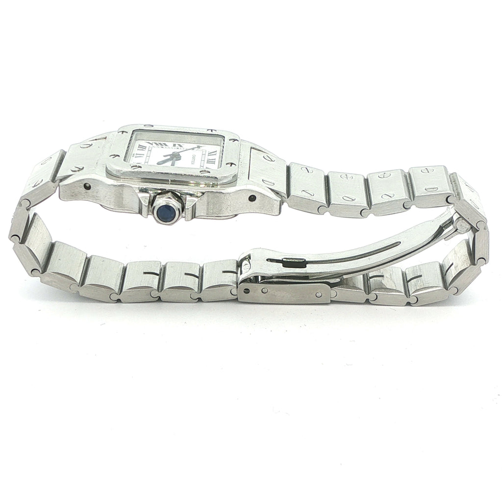 Estate Cartier Santos Automatic Stainless Steel Watch | 23mm | Female | Serial 09015011