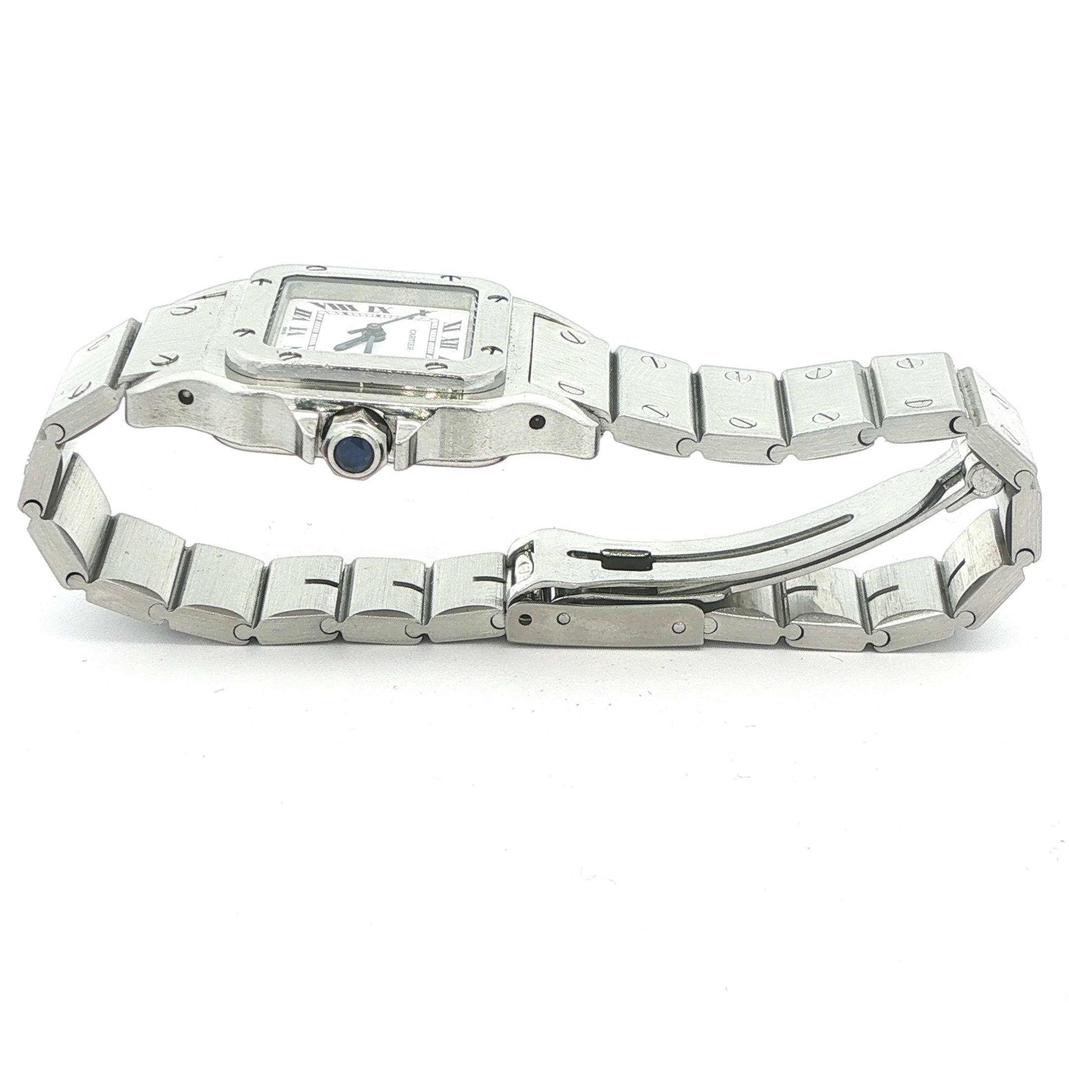 Estate Cartier Santos Automatic Stainless Steel Watch | 23mm | Female | Serial 09015011