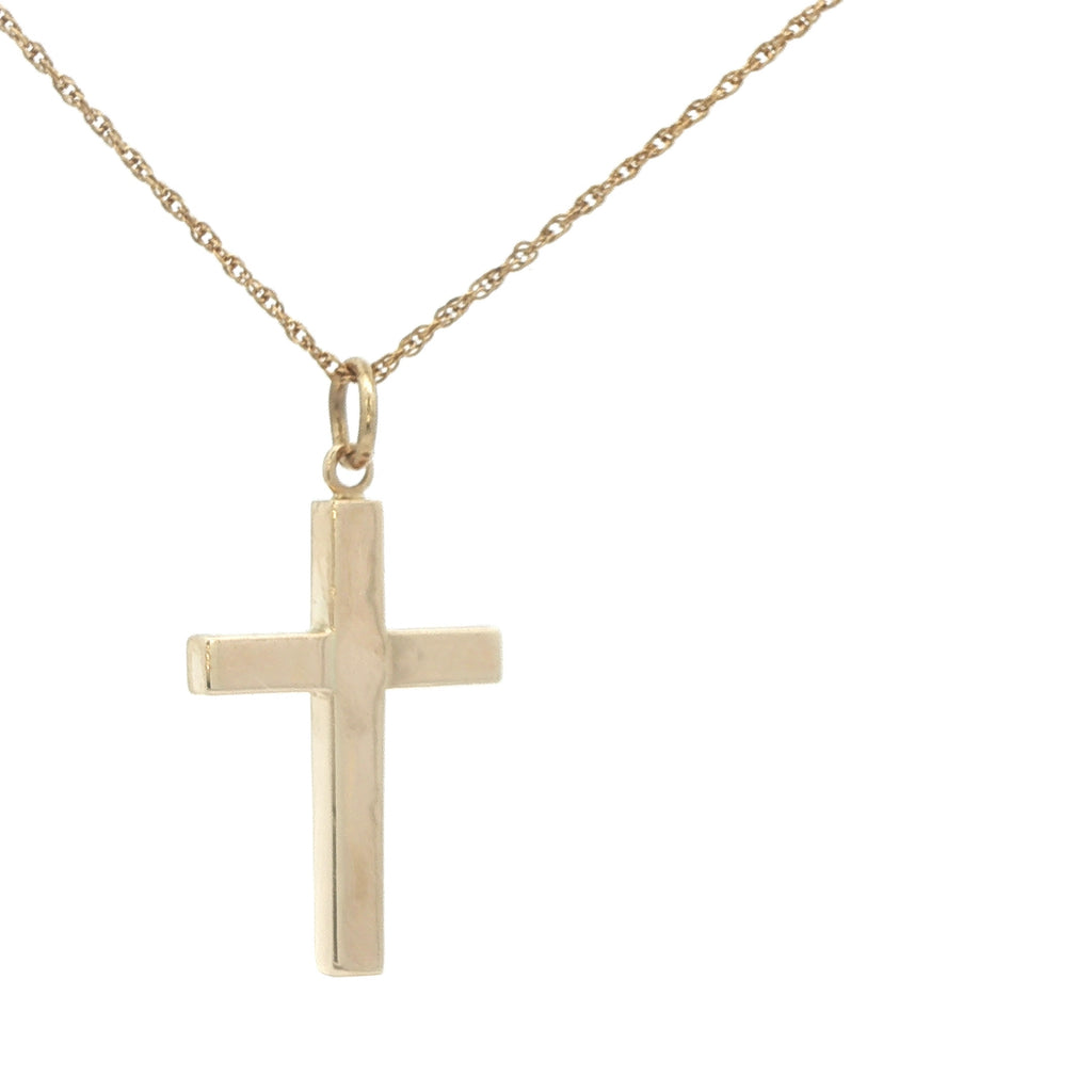 Estate 14K Yellow Gold Cross Pendant