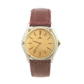 Estate Vintage 1980s–1990s Ebel Swiss Quartz Wristwatch 28mm x 29mm Gold-Tone Dial Two-Tone Case