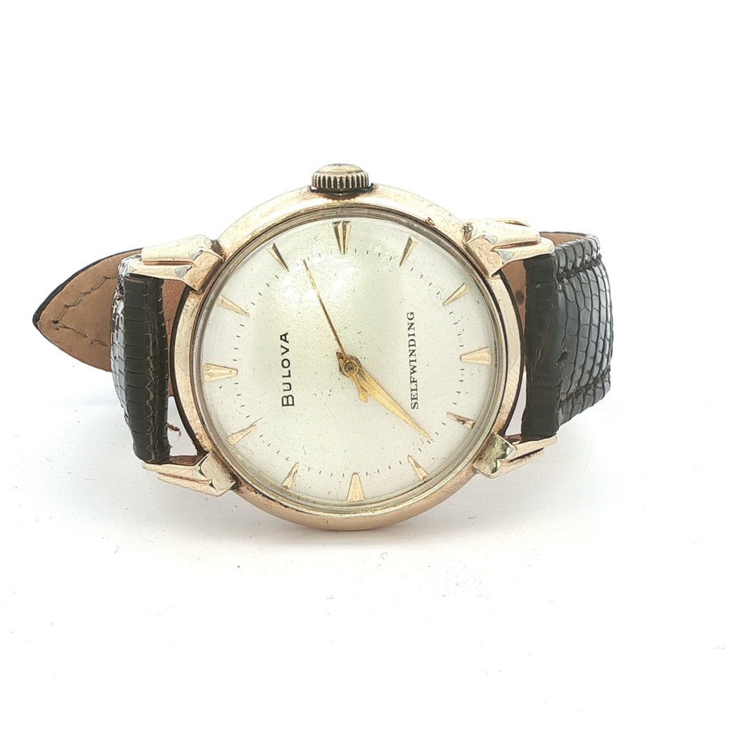 Estate Vintage Bulova Self-Winding Automatic Watch Circa 1950s - Gold-Filled