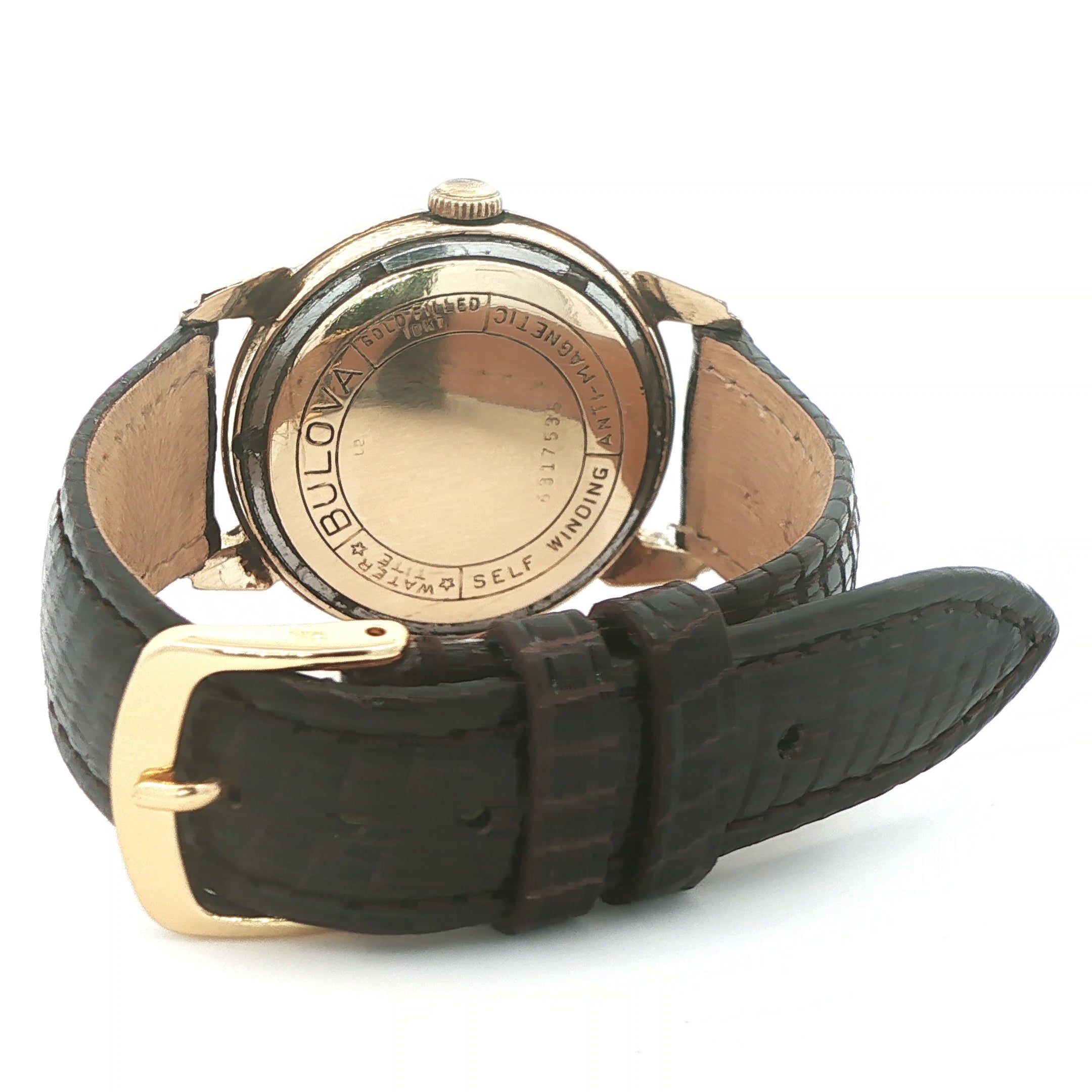 Estate Vintage Bulova Self-Winding Automatic Watch Circa 1950s - Gold-Filled