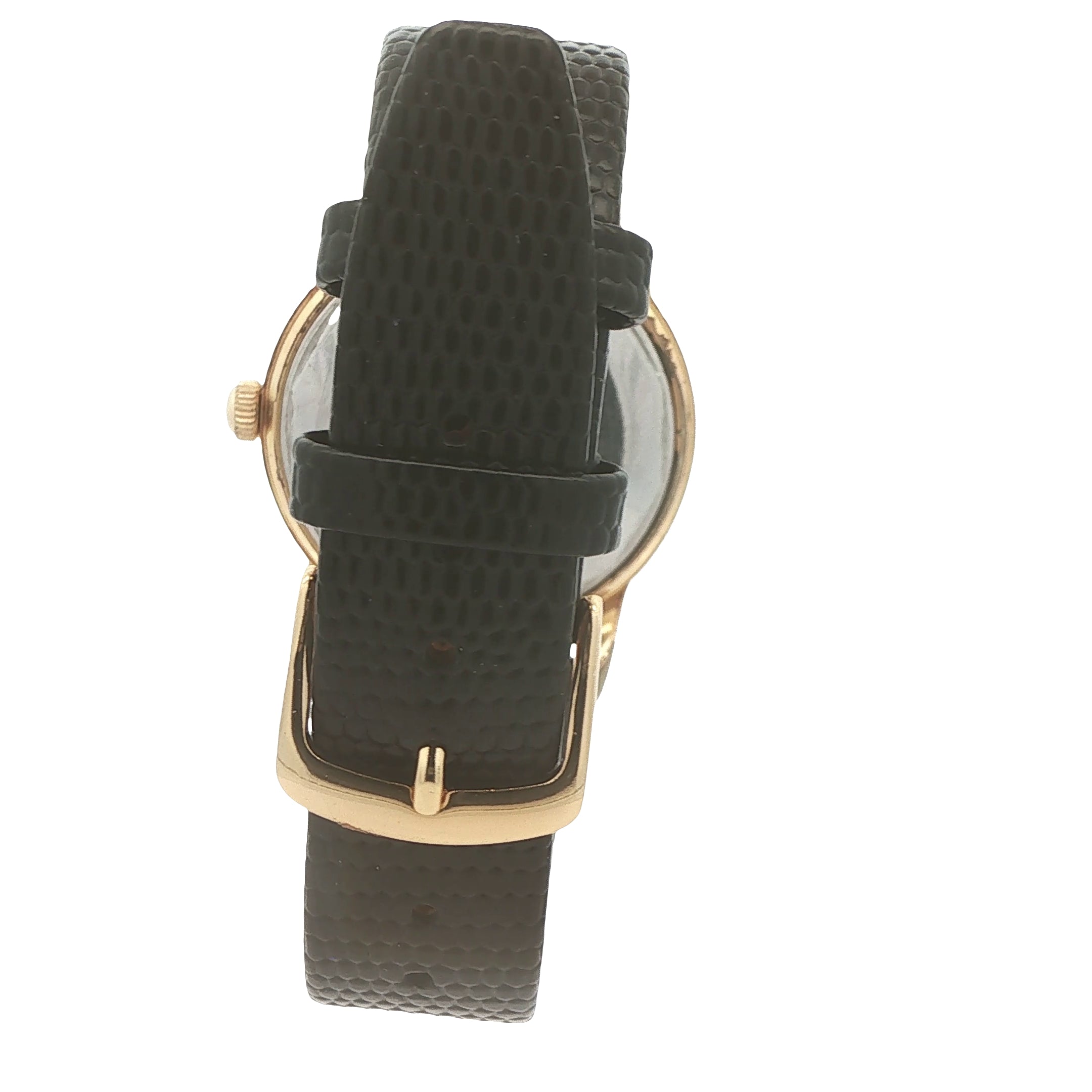 Estate Bucherer 21-Jewel Automatic Swiss Dress Watch, Gold-Tone, Circa 1960s