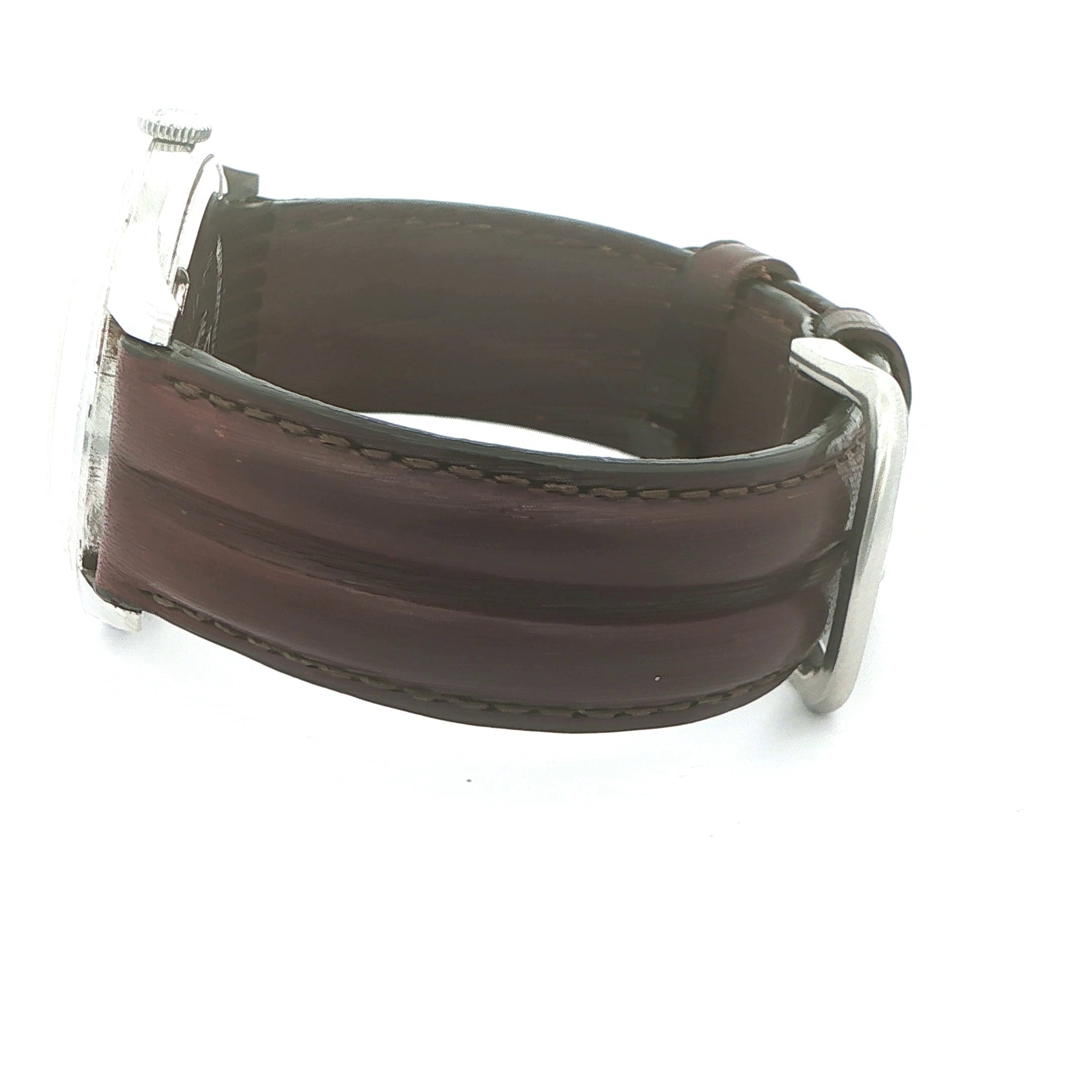 Estate Vintage Doxa Swiss Champagne Dial Dress Watch Circa 1960s