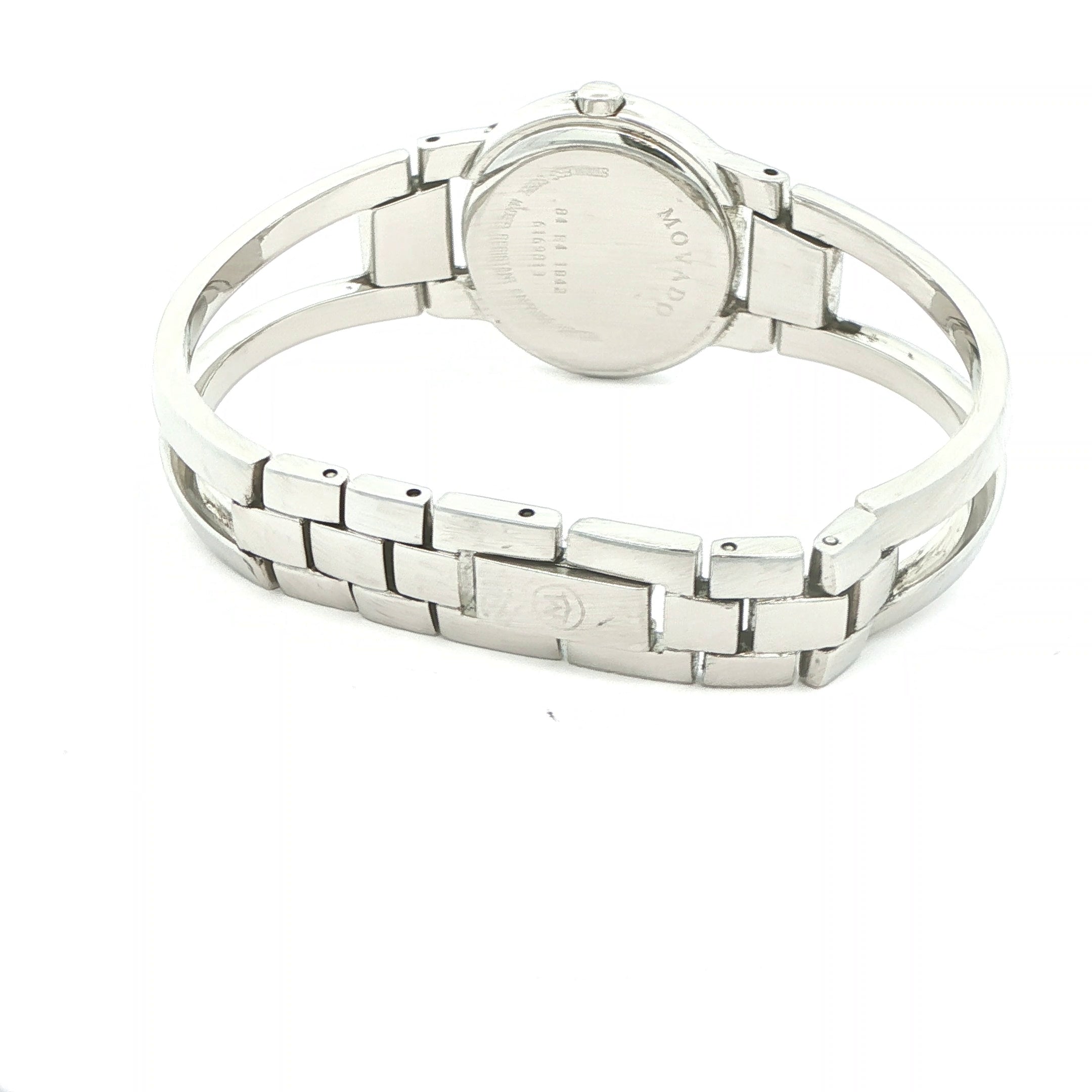 Estate Vintage Movado Museum Swiss Quartz Stainless Steel Black Dial Watch Circa 1990s–2000s