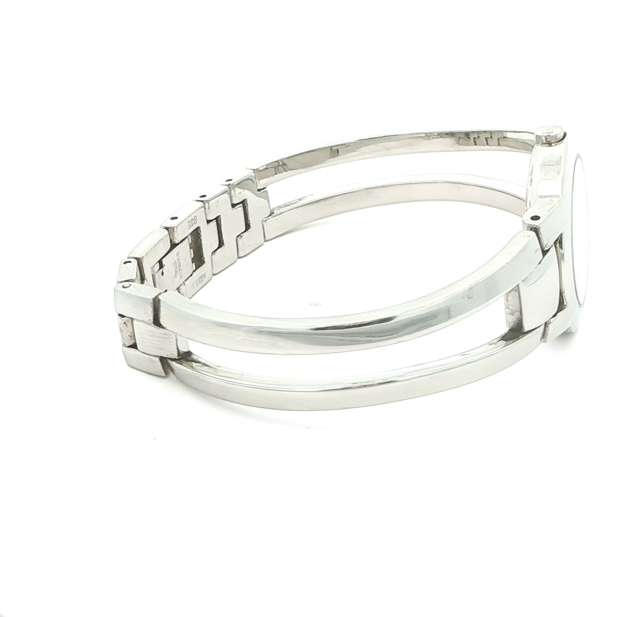 Estate Vintage Movado Museum Swiss Quartz Stainless Steel Black Dial Watch Circa 1990s–2000s