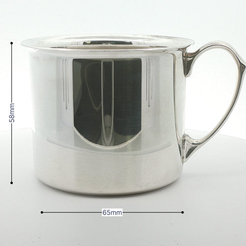 Vintage 1988 Estate Cartier Sterling Silver Baby Cup 925