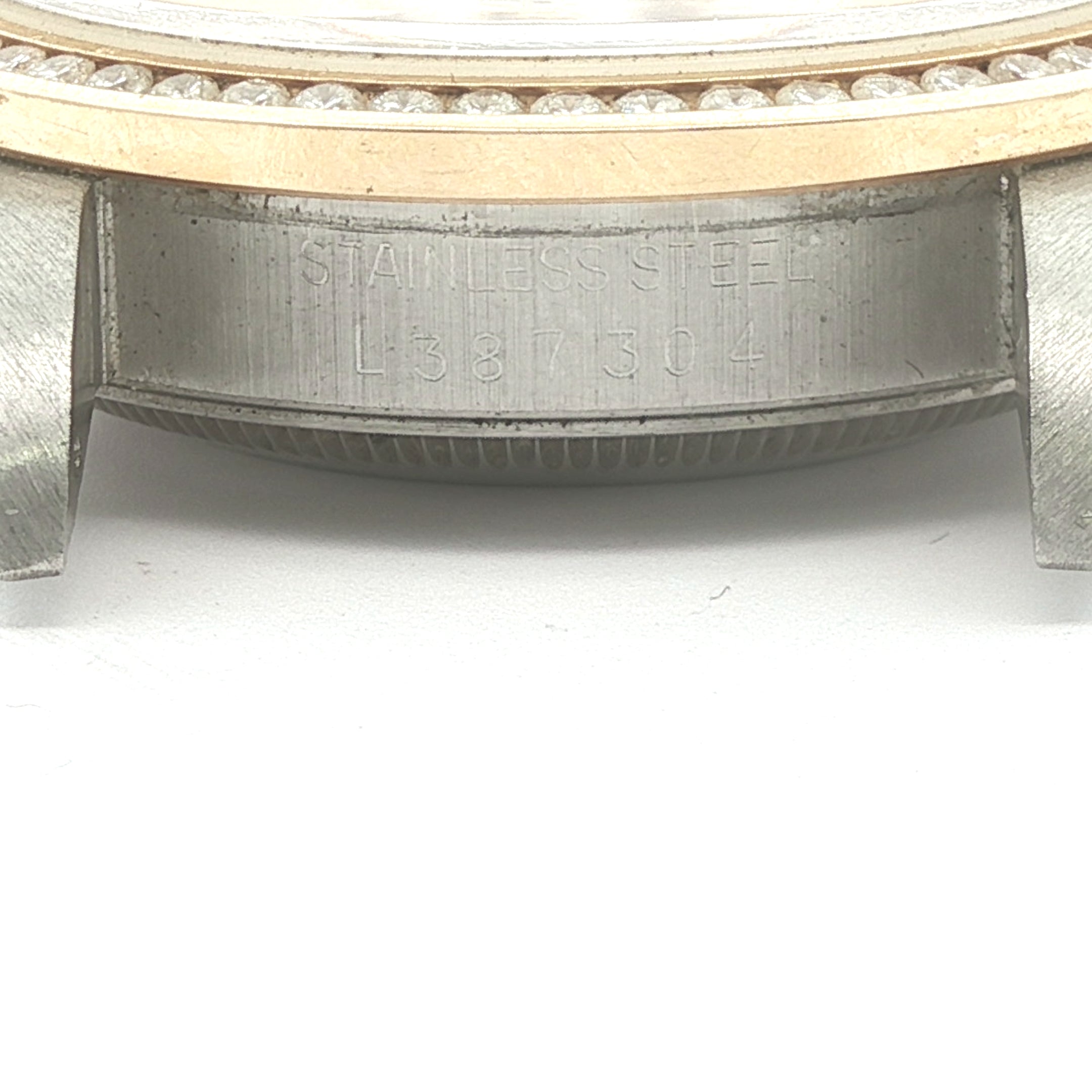 Estate Vintage 1989 Rolex DateJust Custom 1.00 CTW Diamond Bezel Stainless Steel Two-Tone Jubilee Watch