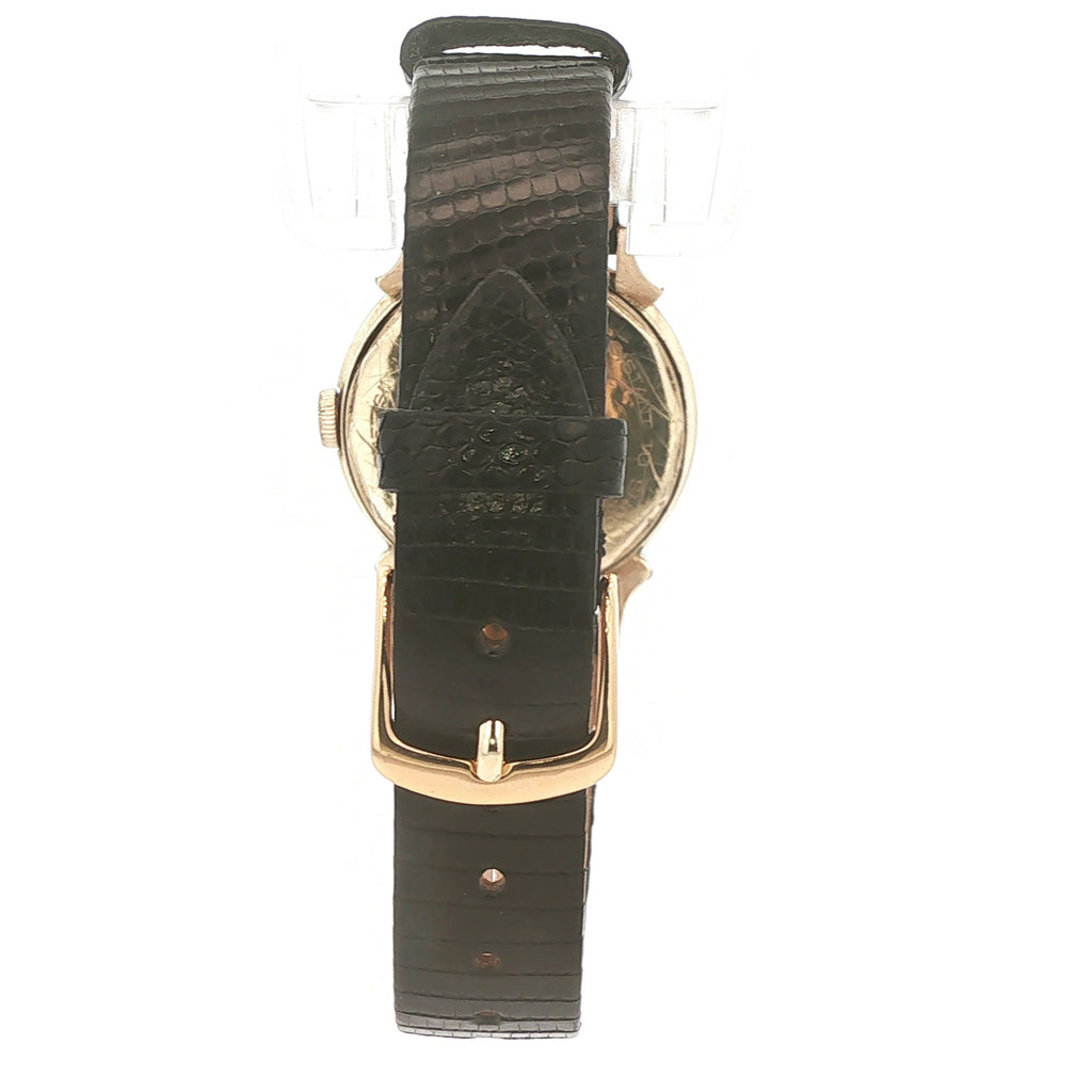 VINTAGE 1950s Elgin De Luxe "Shockmaster" 10K Gold Filled 17-Jewel Watch