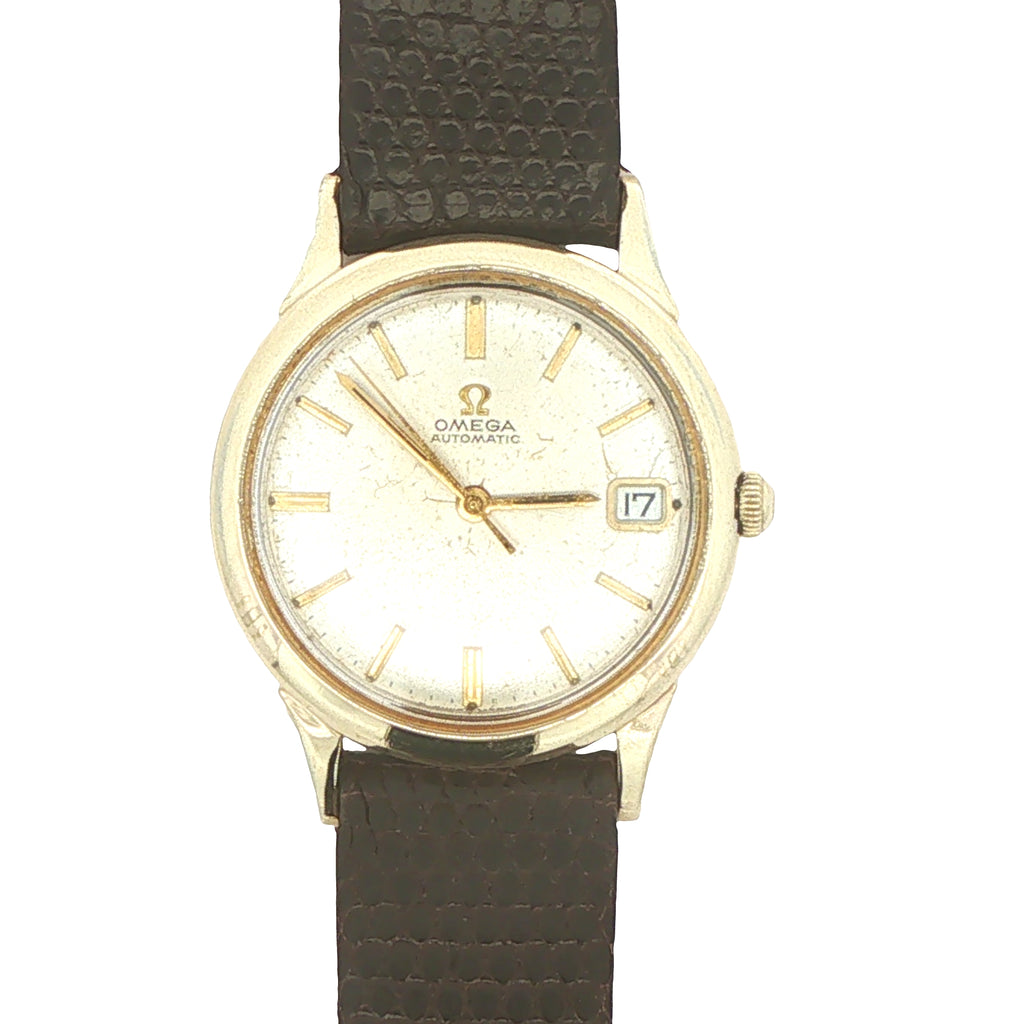 1963 Vintage Estate Omega Automatic 34mm Watch Caliber 552 10K Gold Filled Serviced